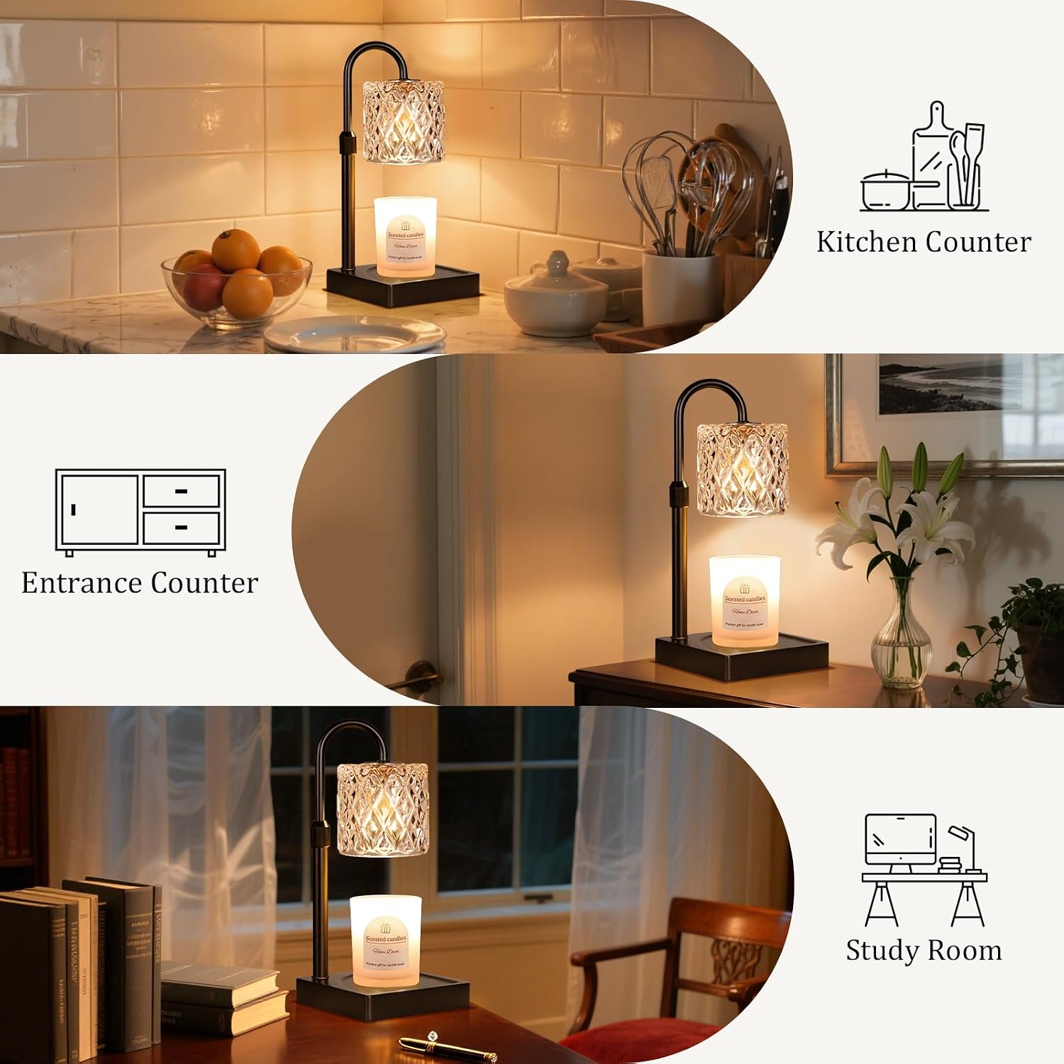 Thumbnail 6 de Candle Warmer Lamp with Adjustable Height