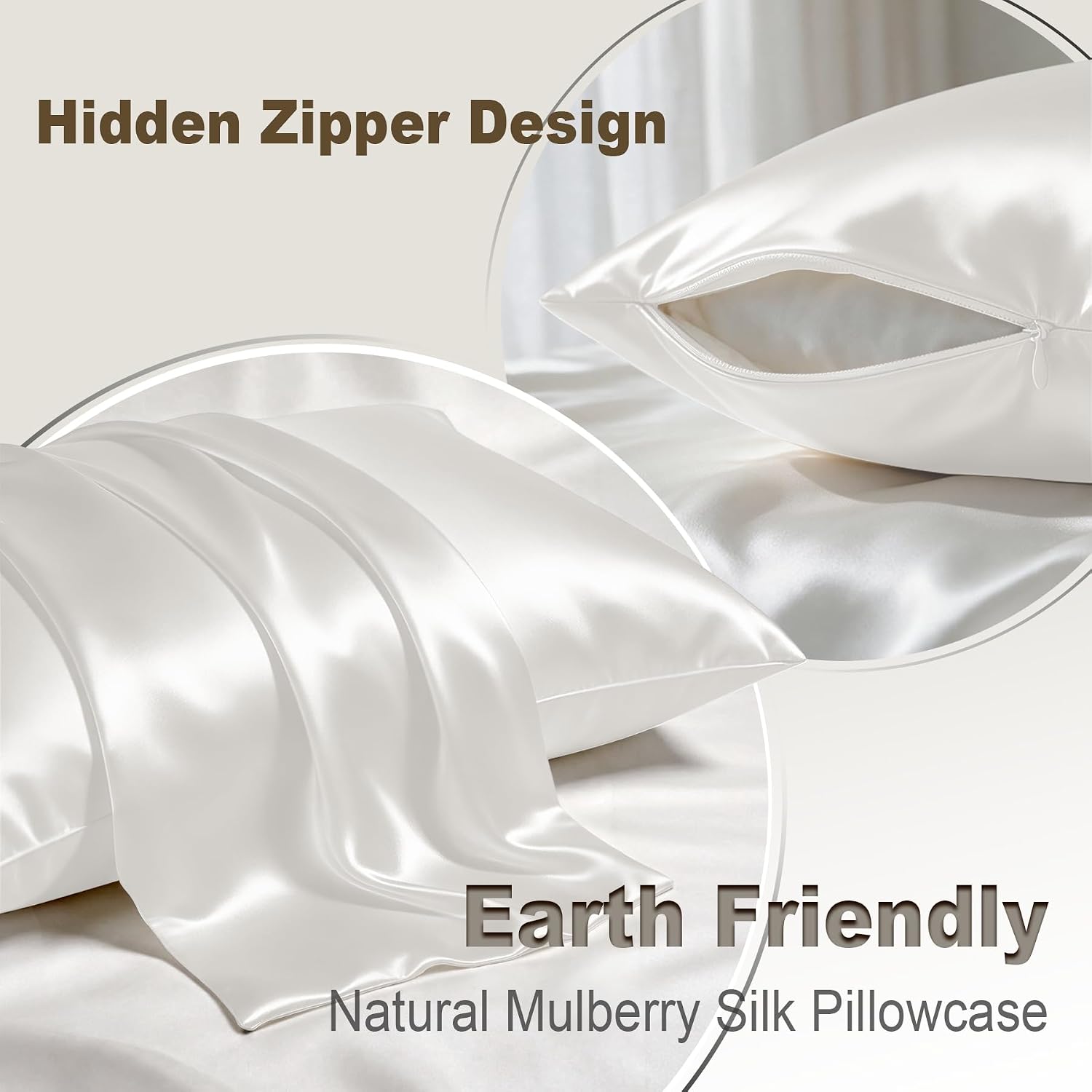 Detalle 2 de LYSHIN Silk Pillowcase, 19 Momme