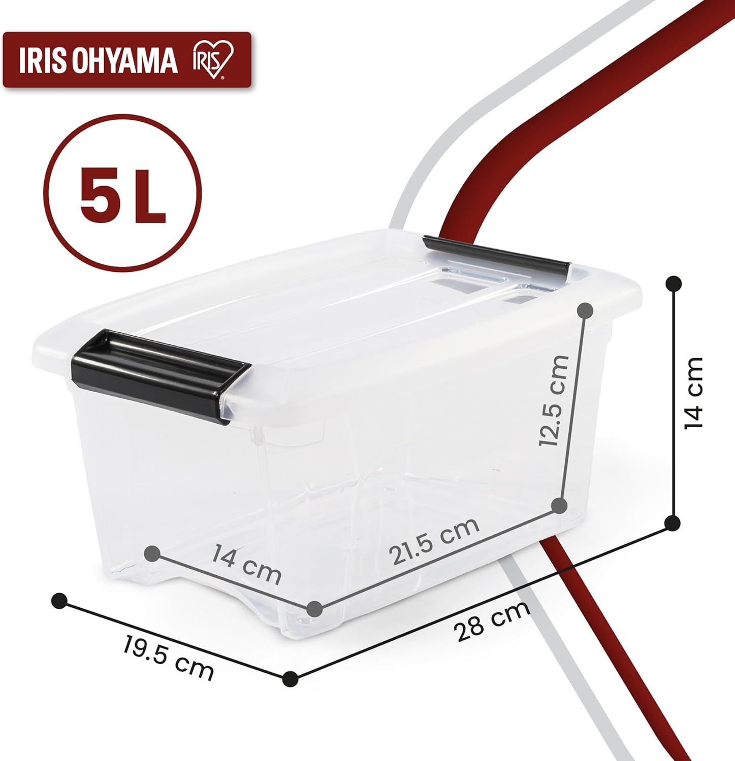Thumbnail 1 de Iris Ohyama Lot de 6 boîtes 5L ⚙