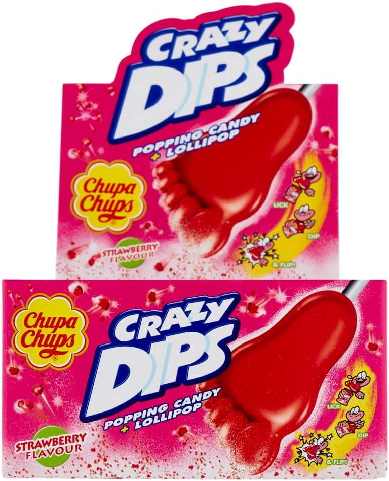 Detalle 2 de Chupa Chups Crazy Dips Lollipop 24 bustine