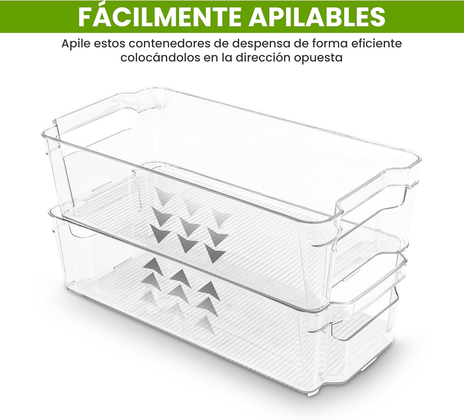 Thumbnail 5 de KICHLY Organizadores despensa 8 unidades 12,4x6,2x3,5 in