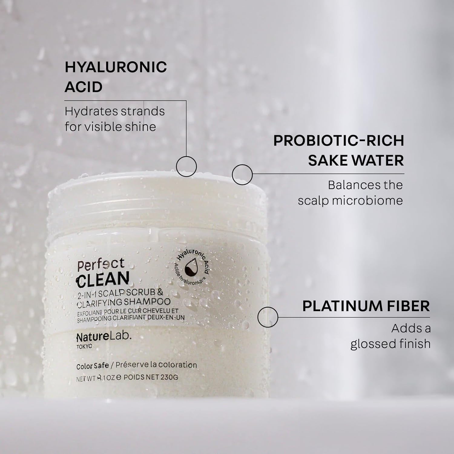Thumbnail 2 de NatureLab.TOKYO Perfect Clean 8.1 oz scalp scrub
