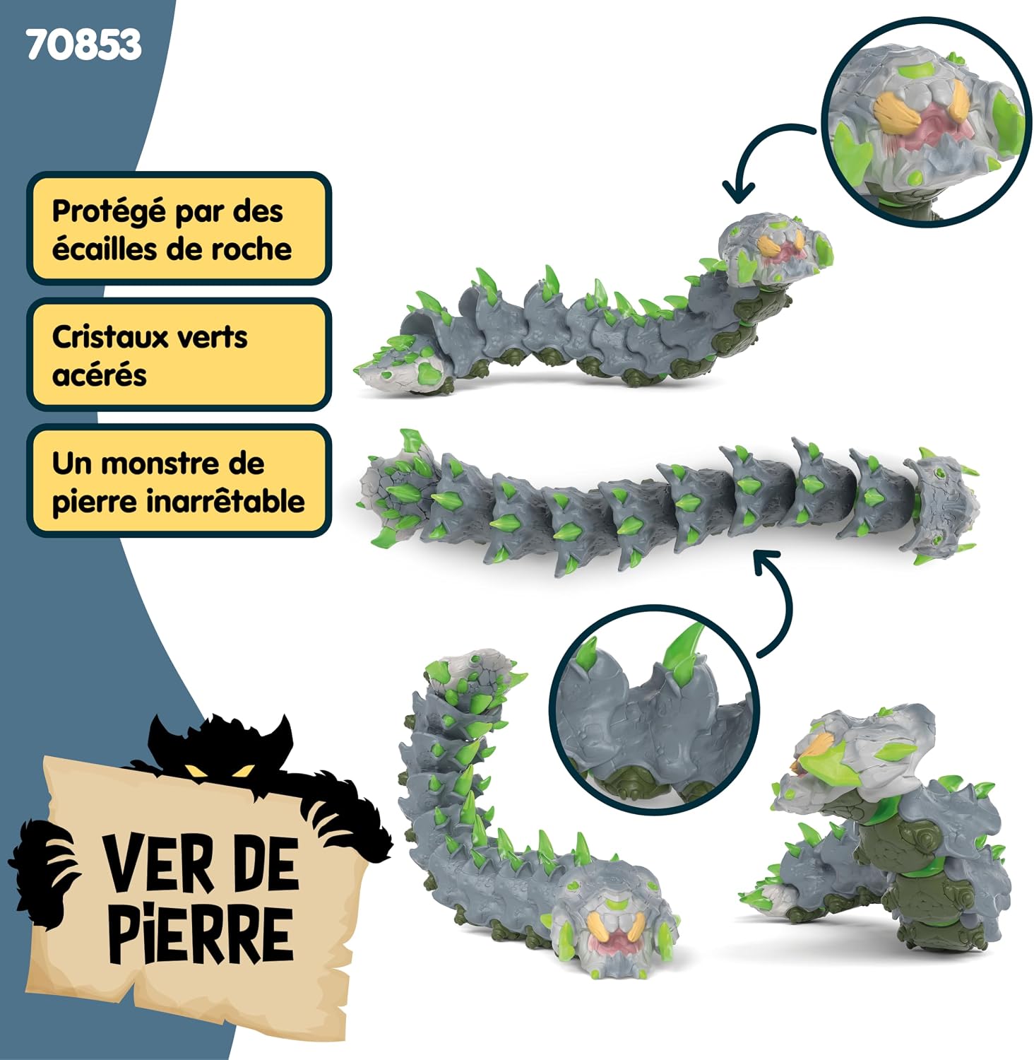 Thumbnail 2 de schleich ELDRADOR figurine Ver de Pierre 26cm