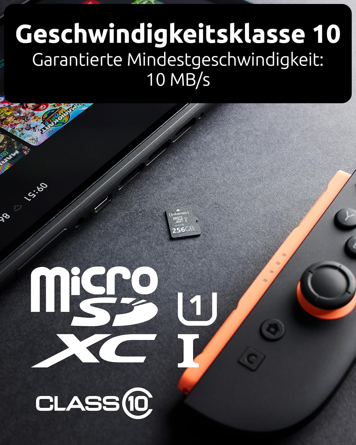 Detalle 2 de Intenso Premium microSDXC 256 GB Class 10 UHS-I z adapterem SD
