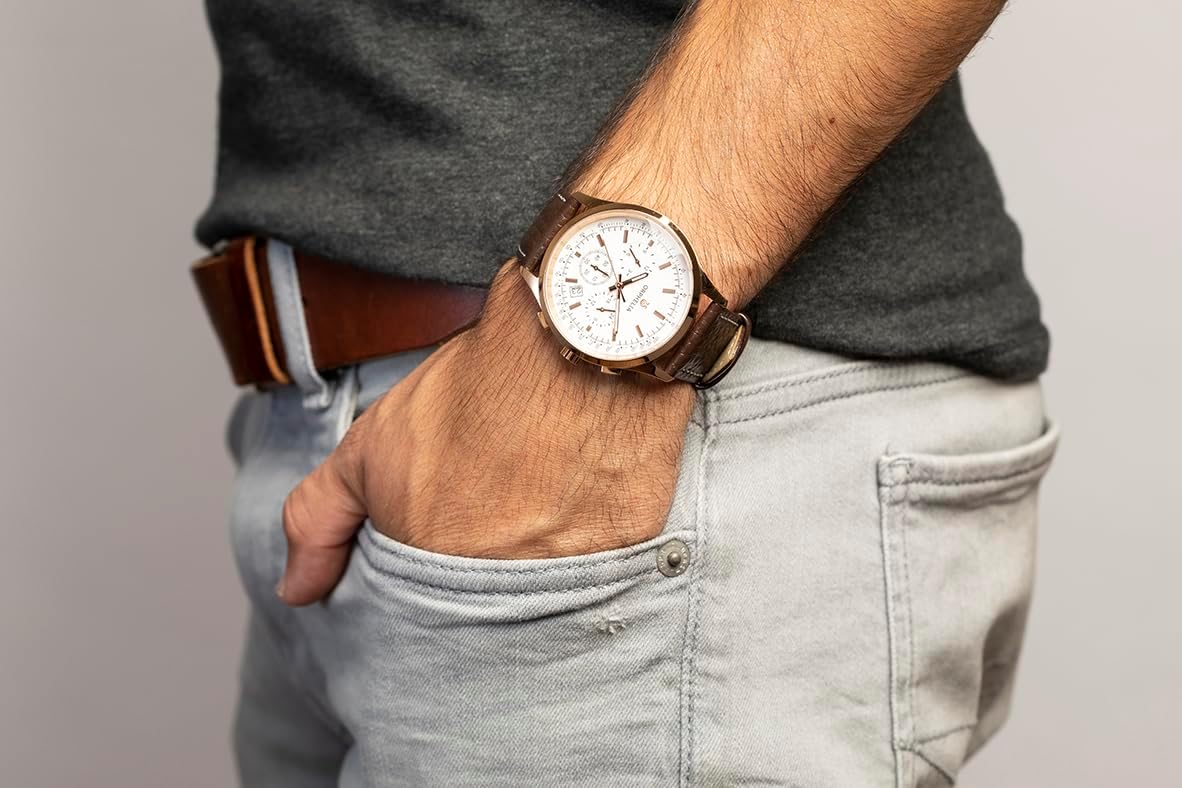 Thumbnail 5 de Orphelia Montre Homme 24h Dual Time Quarz Cuir — élégance et précision au quotidien