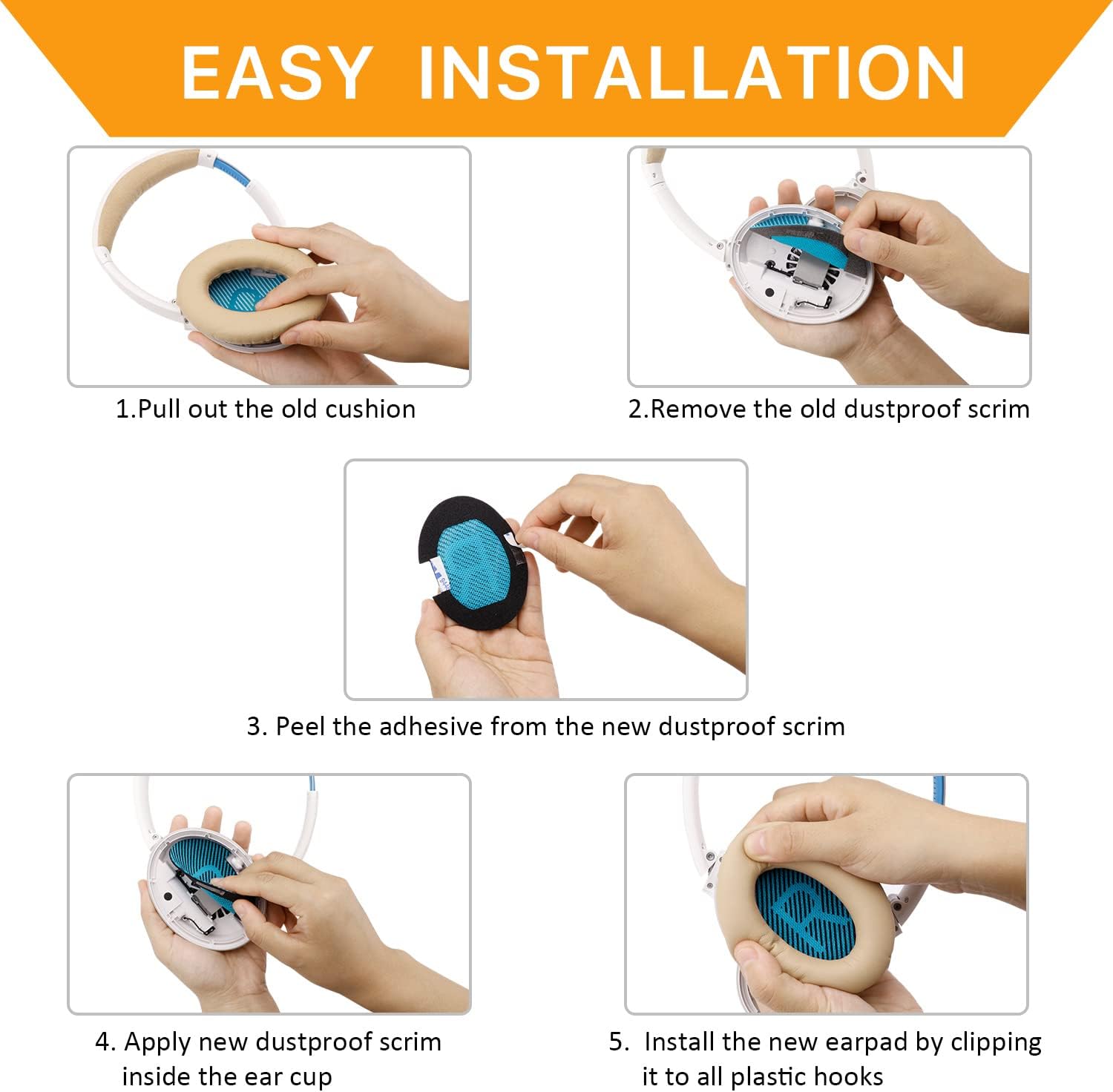Thumbnail 5 de YOCOWOCO QC35 replacement ear pads for Bose