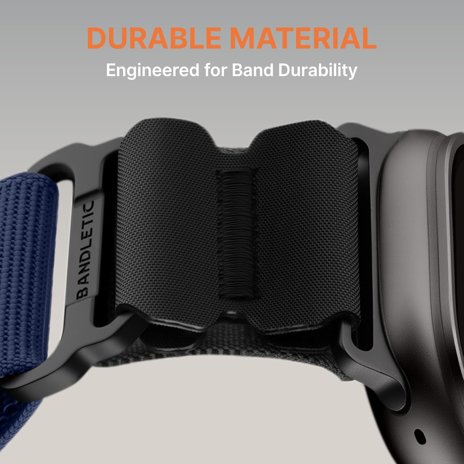 Thumbnail 2 de Bandletic Soft Nylon Loop Strap for Apple Watch Ultra Series & SE (Blue)