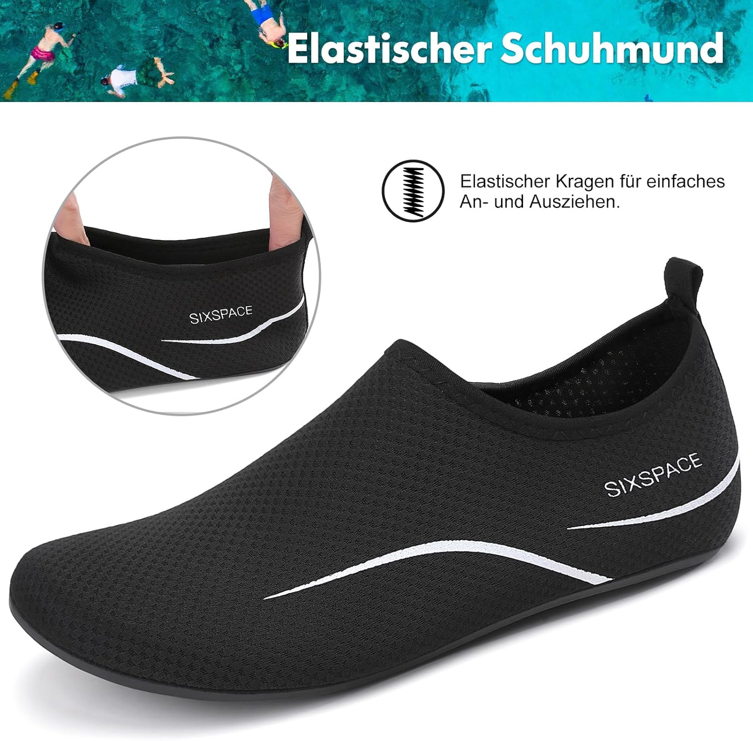Thumbnail 3 de Sixspace Badeschuhe Gr.34-47