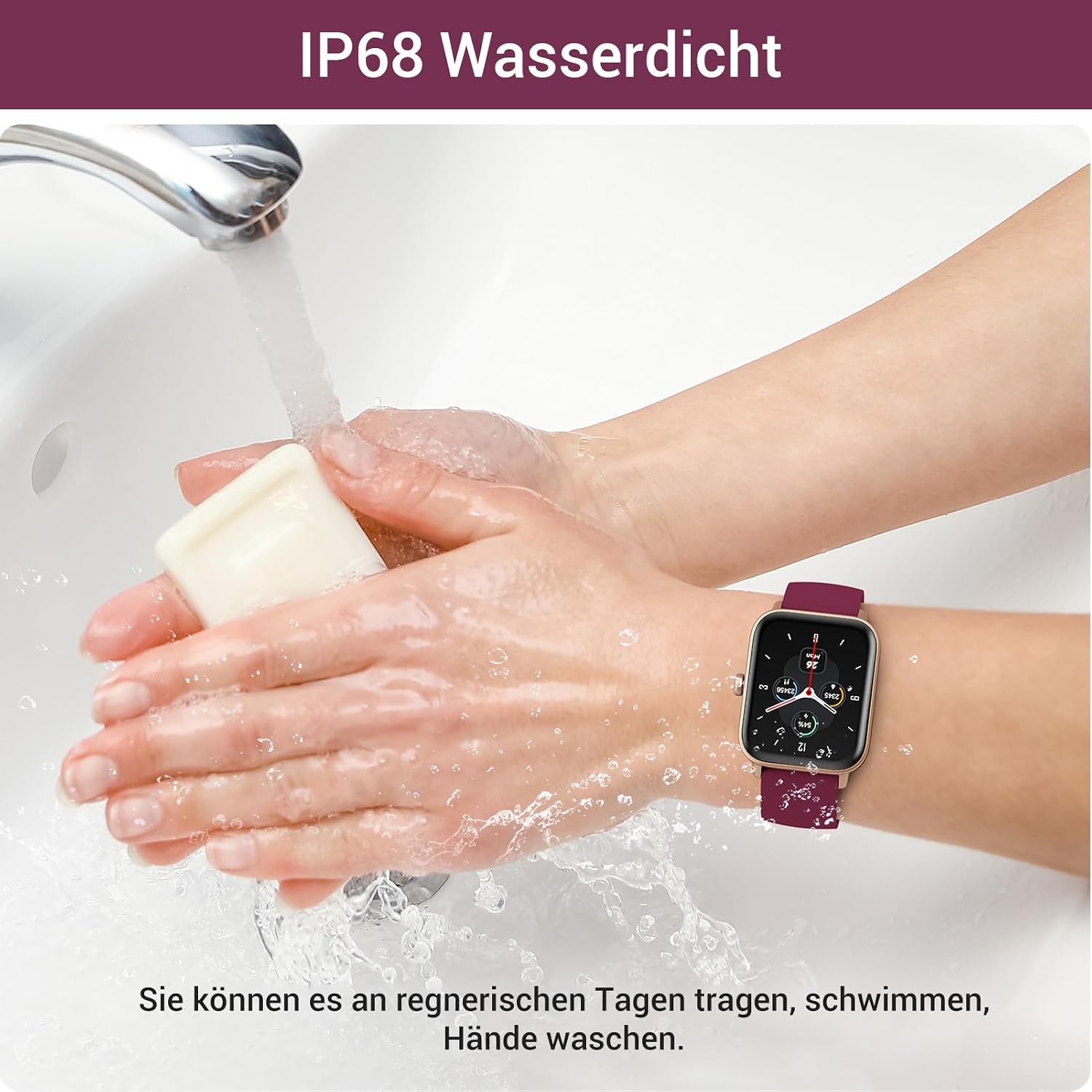 Thumbnail 6 de AEAC Montre Connectée – Appel Bluetooth, Alexa et 120+ modes sportifs (1,85'')