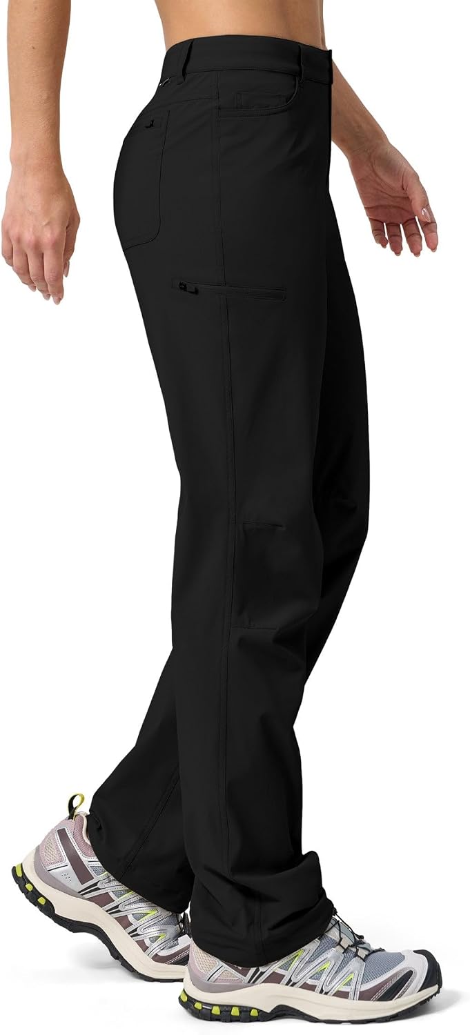 Detalle 2 de Willit Women's Hiking Pants, Quick-Dry Stretch, UPF 50+, Water-Resistant