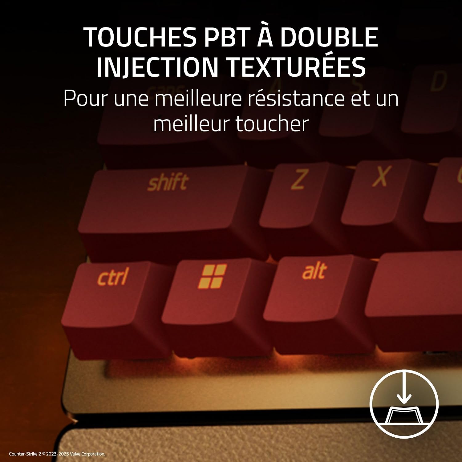Thumbnail 5 de Razer Huntsman V3 Pro Tenkeyless Counter-Strike 2 Dragon Lore Edition – Clavier PC e-Sport TKL optique
