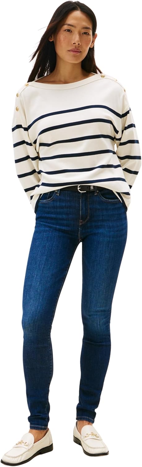 Thumbnail 4 de Tommy Hilfiger Damen Jeanshose Skinny Fit – klassischer 5-Pocket-Denim mit hoher Passform