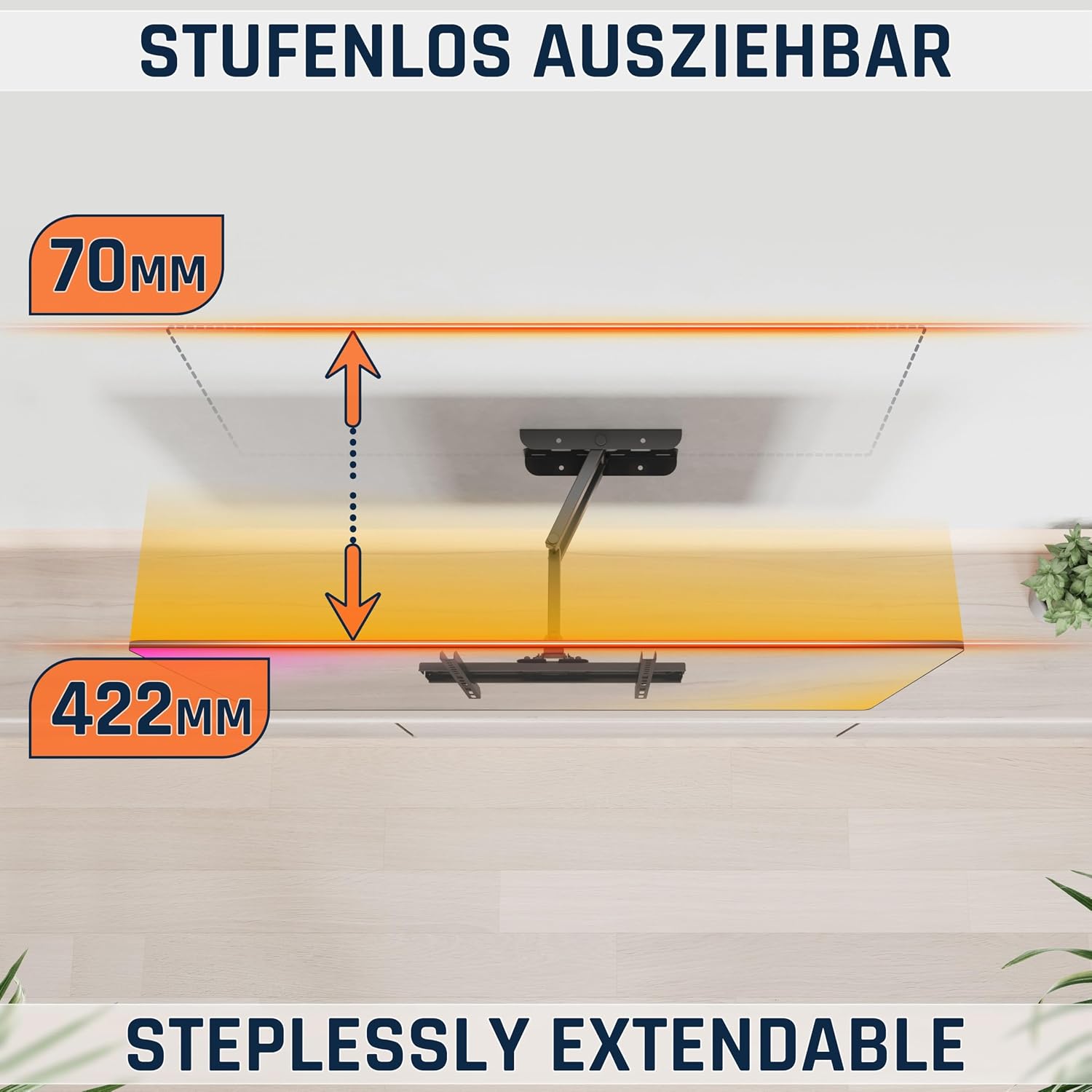 Thumbnail 5 de RICOO S5144 TV Wandhalterung 40–65 Zoll