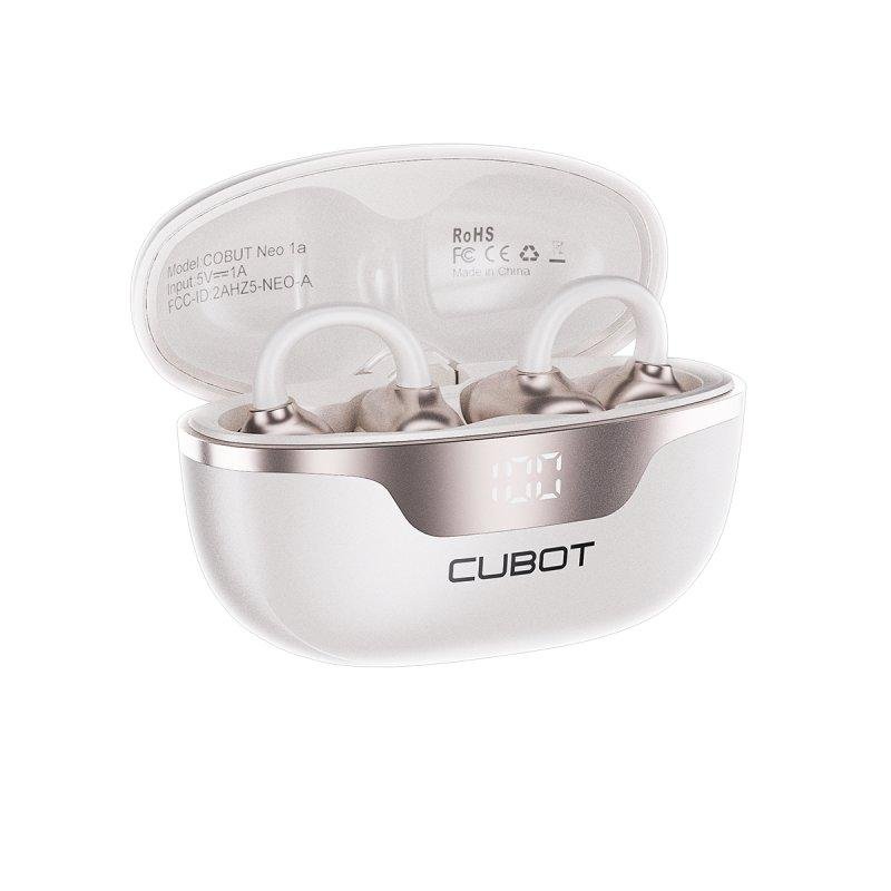 Thumbnail 1 de Cubot Neo 1a, auriculares inalámbricos Bluetooth 6.0 deportivos blancos