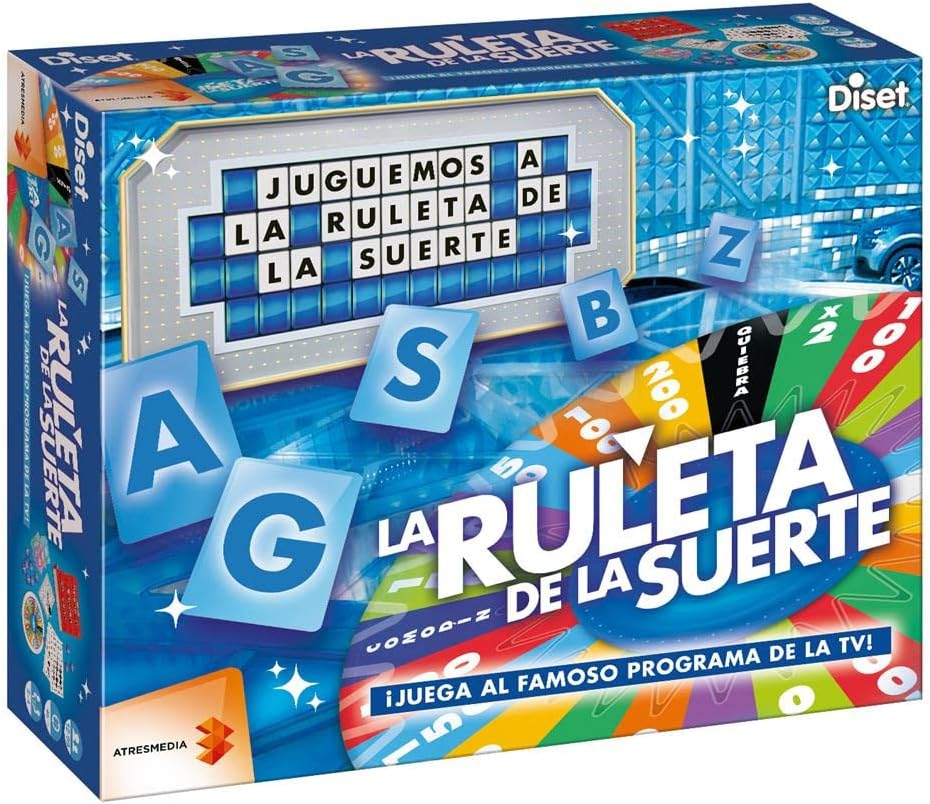 Detalle de Diset La Ruleta de la Suerte 🎡 Juego de Mesa para 2-4 Jugadores