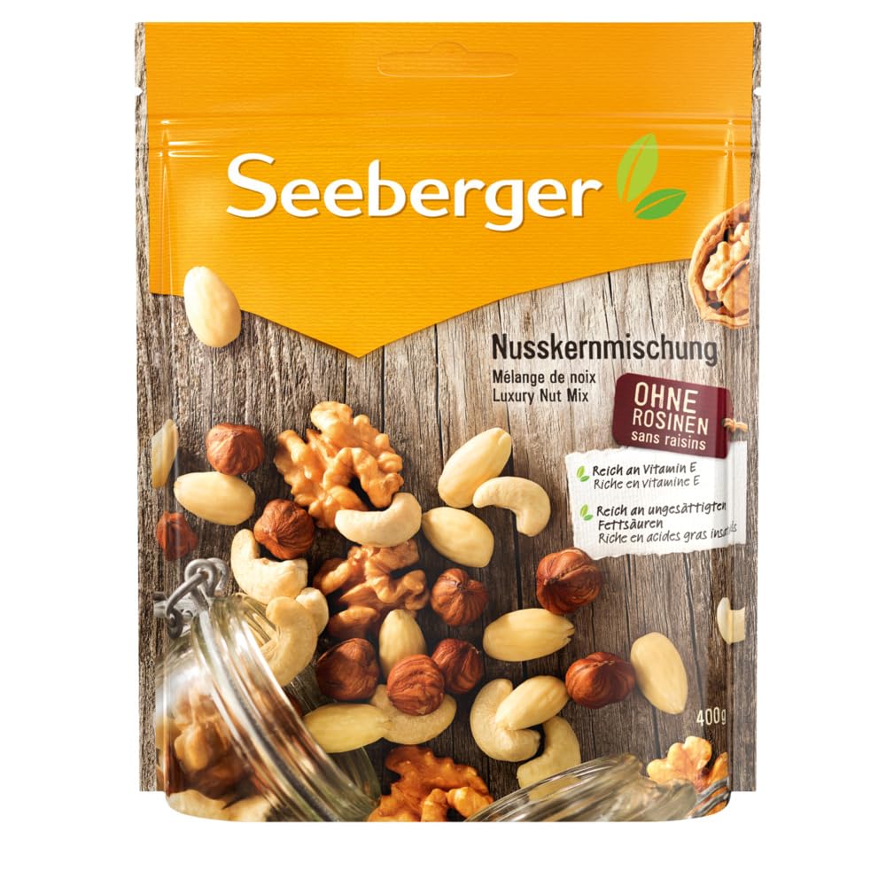 Thumbnail 3 de Seeberger Nusskernmischung Pure – glutenfreie Nussmix aus Haselnuss, Mandel, Walnuss & Cashew (1 x 400 g)