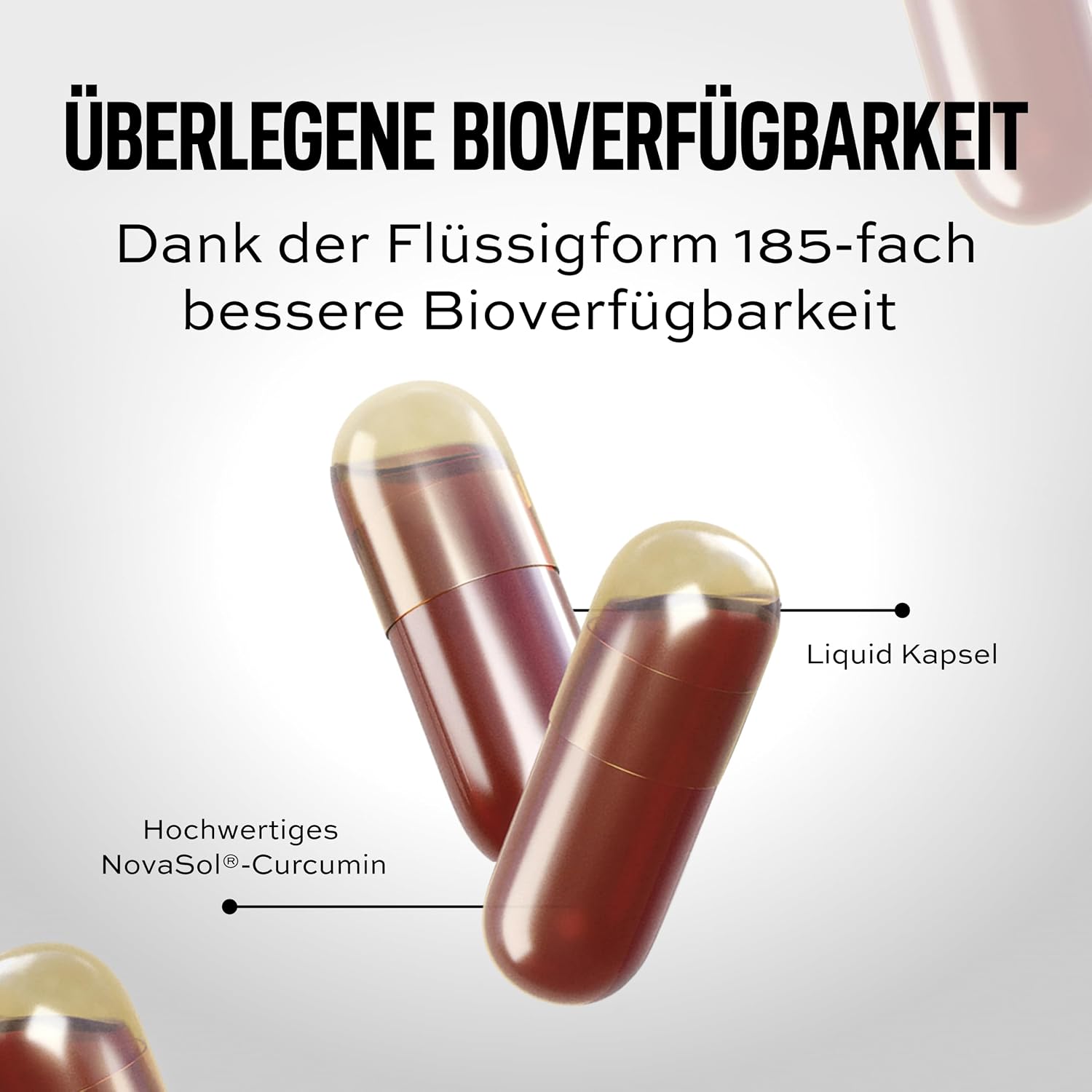 Detalle 2 de ESN Kurkuma Kapseln (Kurkumin) mit 1000 mg Curcumin pro Portion – 60 Kapseln, vegan