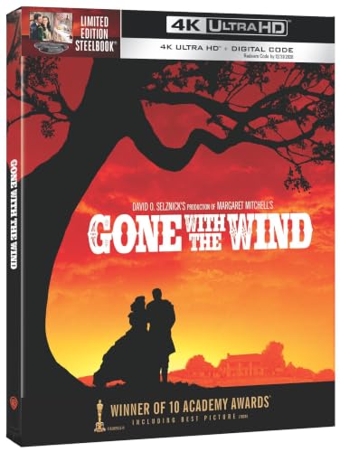 Detalle 2 de Gone with the Wind (4KUHD + Digital/Steelbook) — Limited Edition Steelbook by Warner Bros