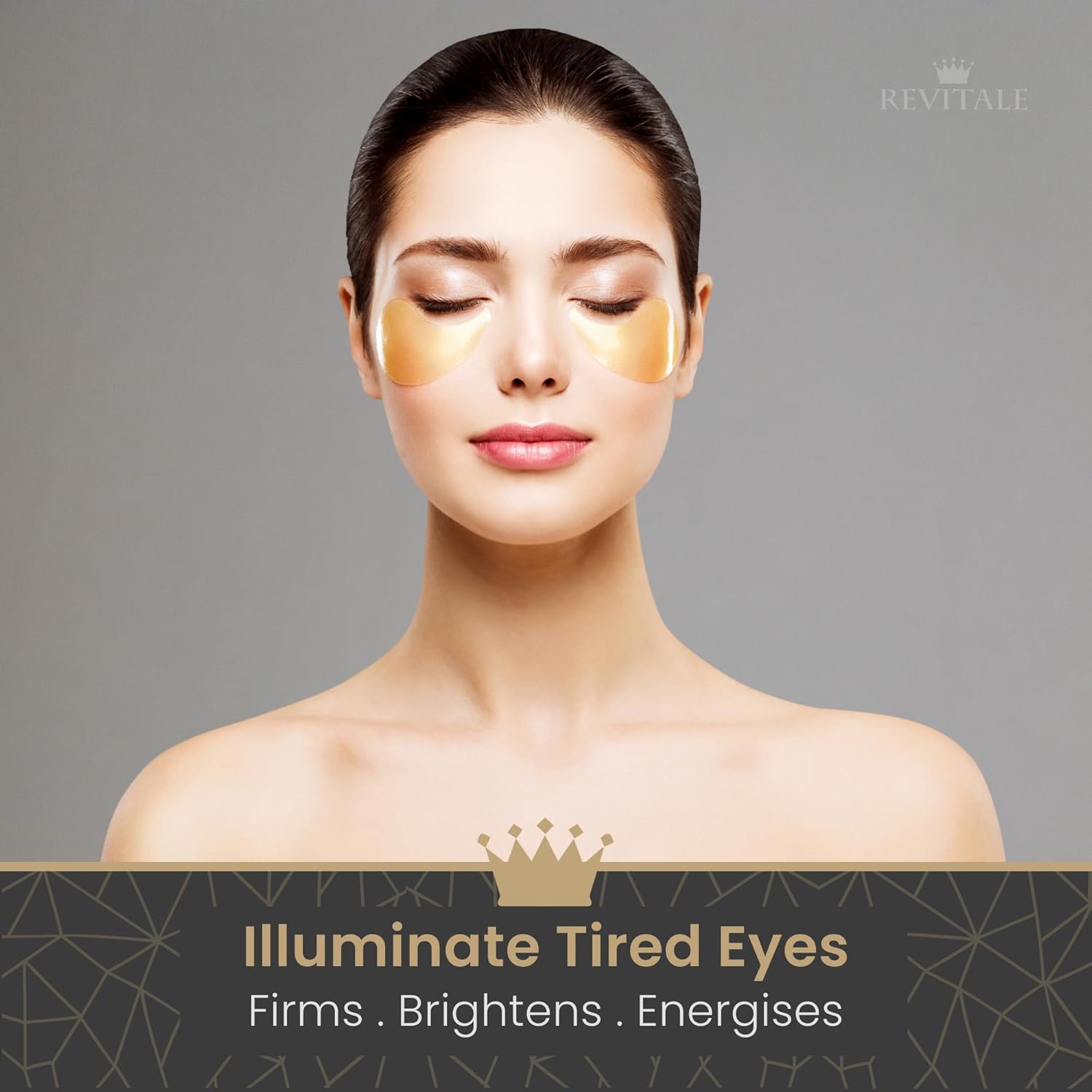 Thumbnail 1 de Revitale 24k Gold Under Eye Collagen Patches – Kollagen-Augenpads gegen Augenringe und Schwellungen (Glas, 30 Paar)
