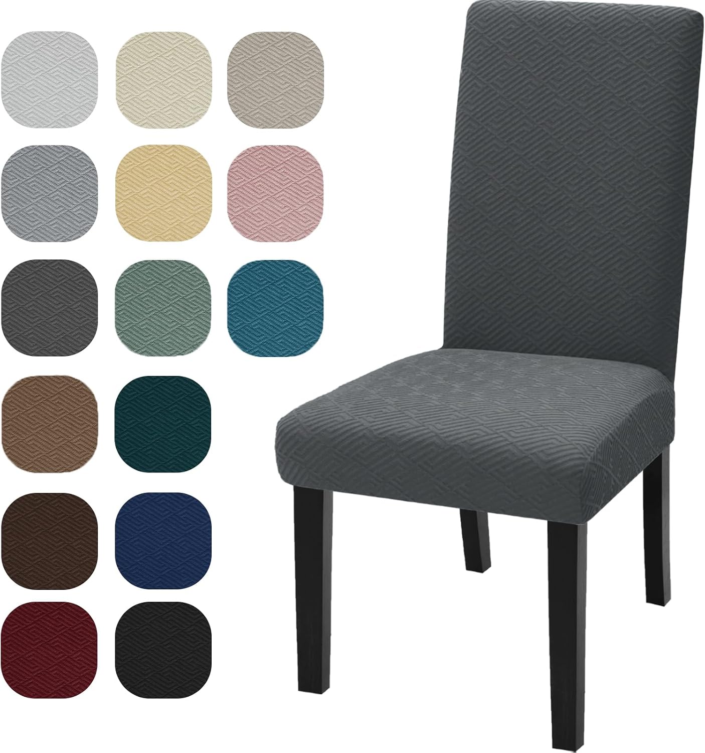 Detalle de YSTELLAA Housse De Chaise 6 Pièces