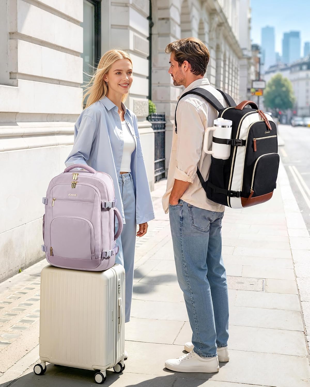Detalle 2 de LOVEVOOK Travel Backpack 40L