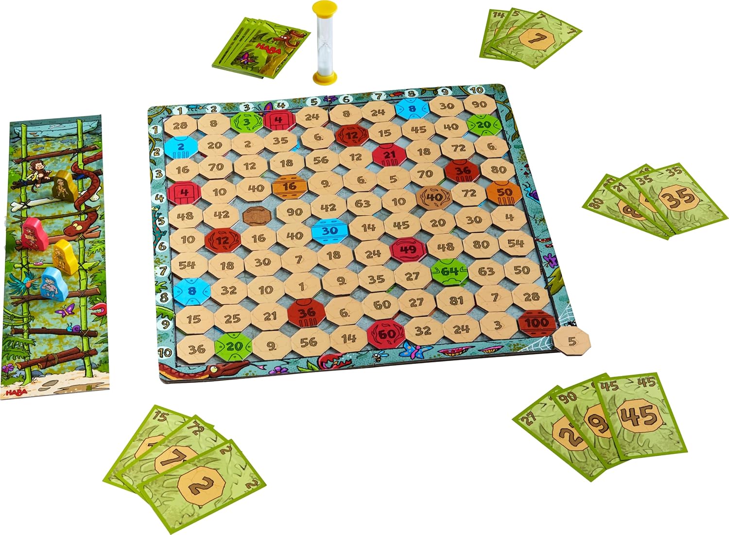 Thumbnail 3 de HABA benteuer 1x1 Rechen- und Lernspiel (Multiplizieren im Zahlenraum 1–100) ab 7 Jahren