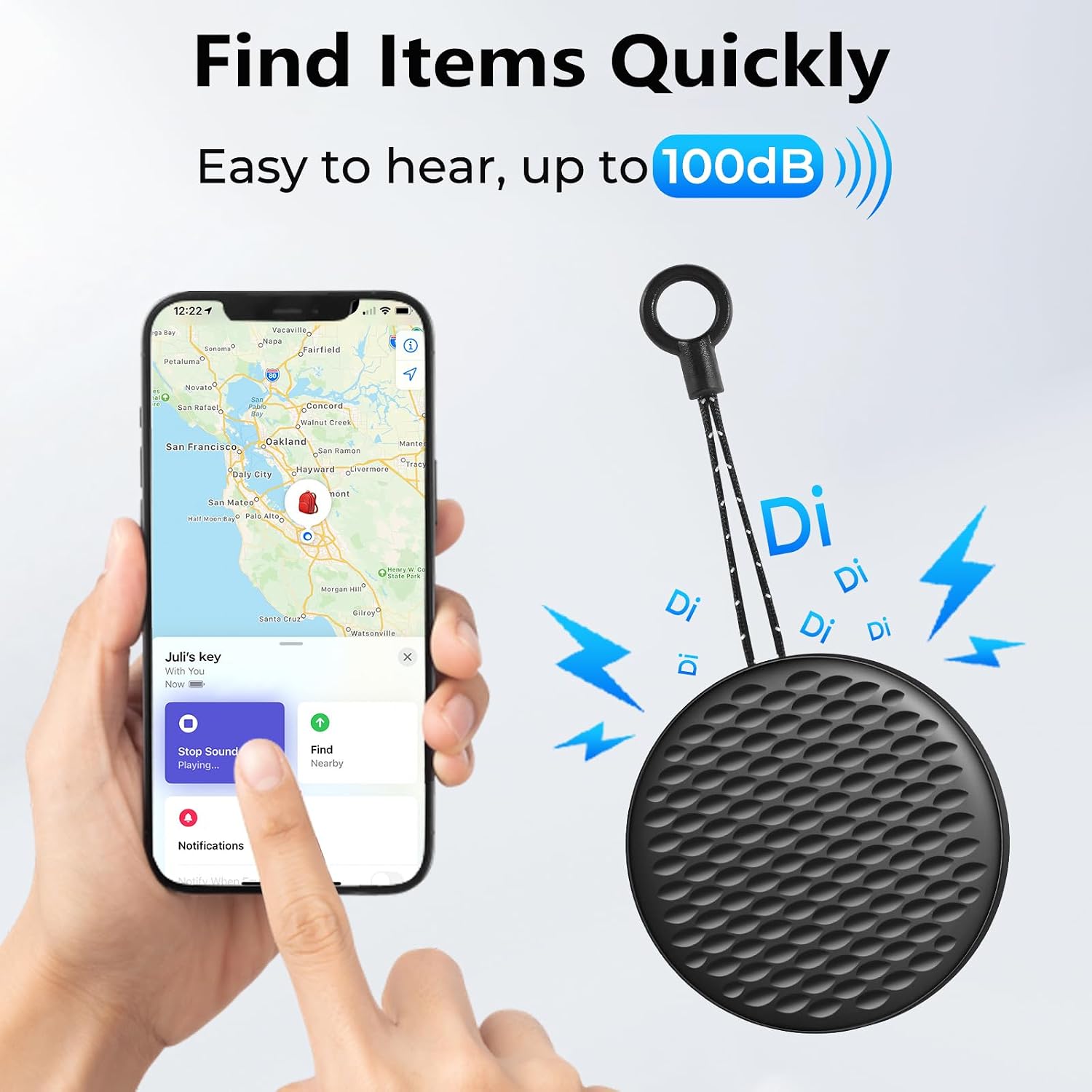 Detalle 2 de Air Tracker Tags 4-Pack Bluetooth Tracker for Apple Find My