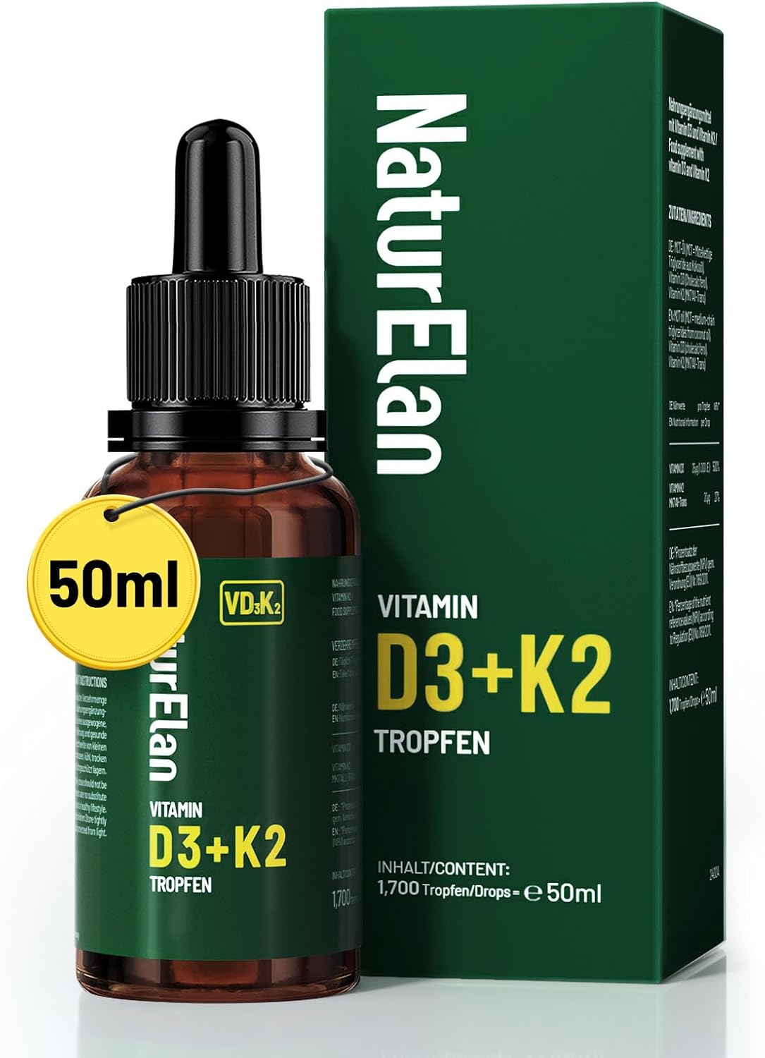 Detalle de Vitamin D3 K2 Tropfen 50 ml đ