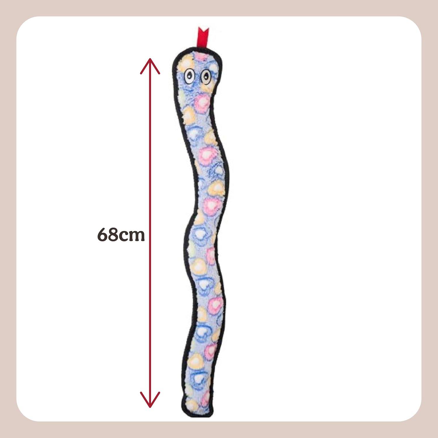 Thumbnail 3 de Rosewood Rope and Squeak Snake Luxury Plush Character Dog Toy, 69 cm