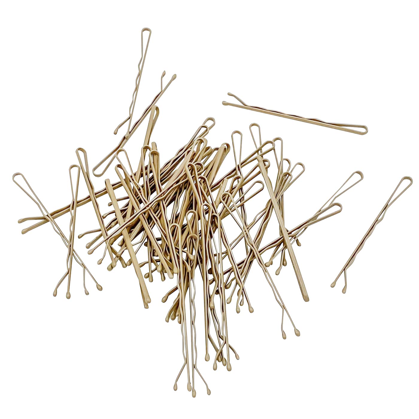 Detalle 2 de HAARallerliebst Premium Bobby Pins Haarklammern – 50 Stück beige, 5 cm