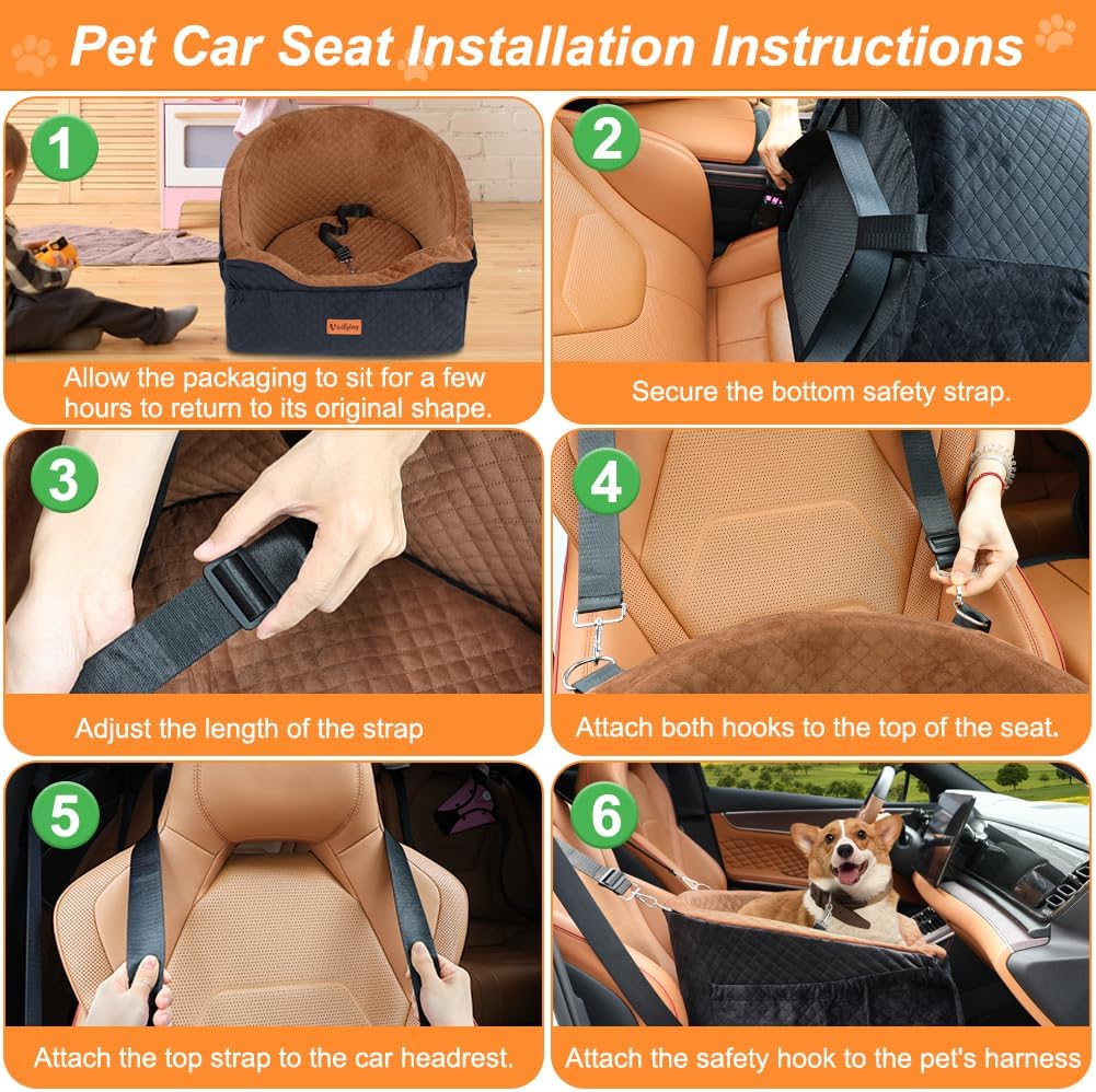 Detalle 2 de Vivifying Dog Car Seat 10 kg booster