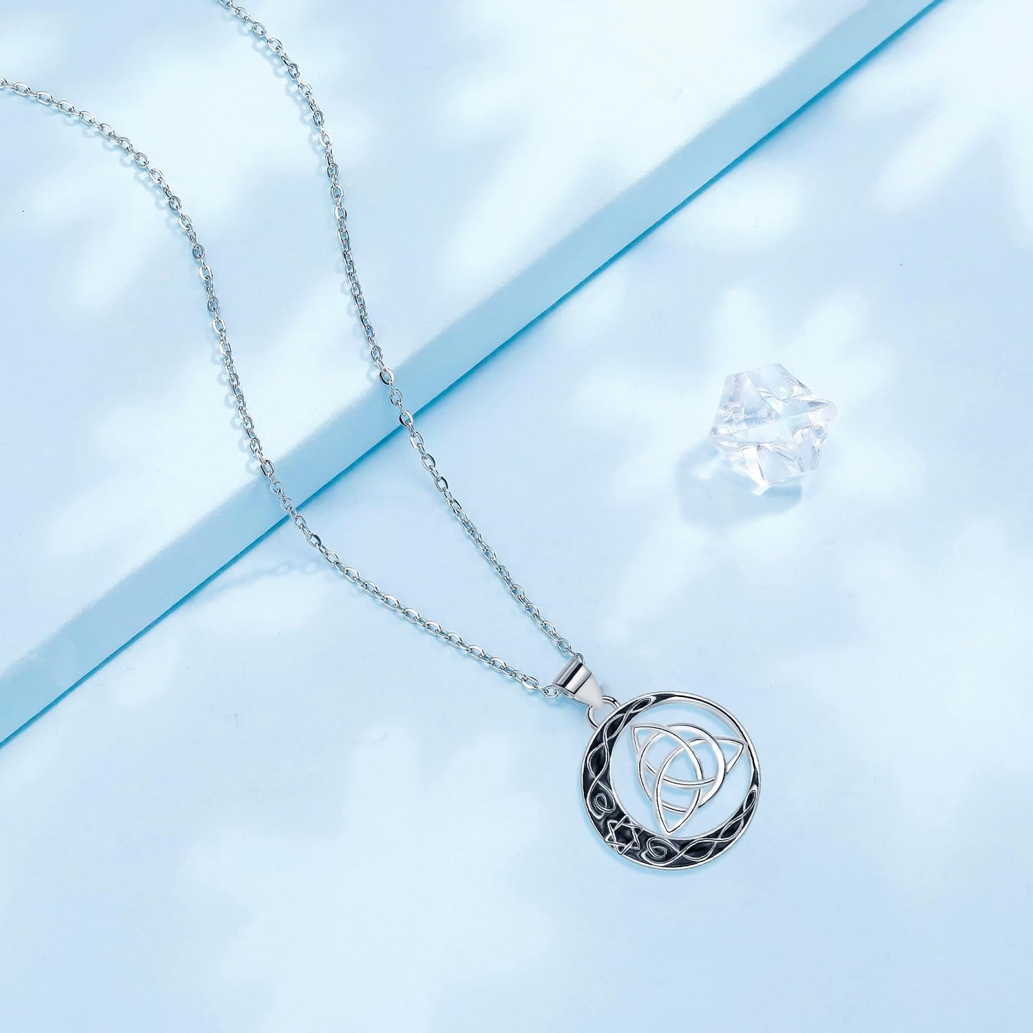 Thumbnail 6 de Arrebol Collier Triskell en Argent Sterling 925 — Collier celtique ajustable pour femmes