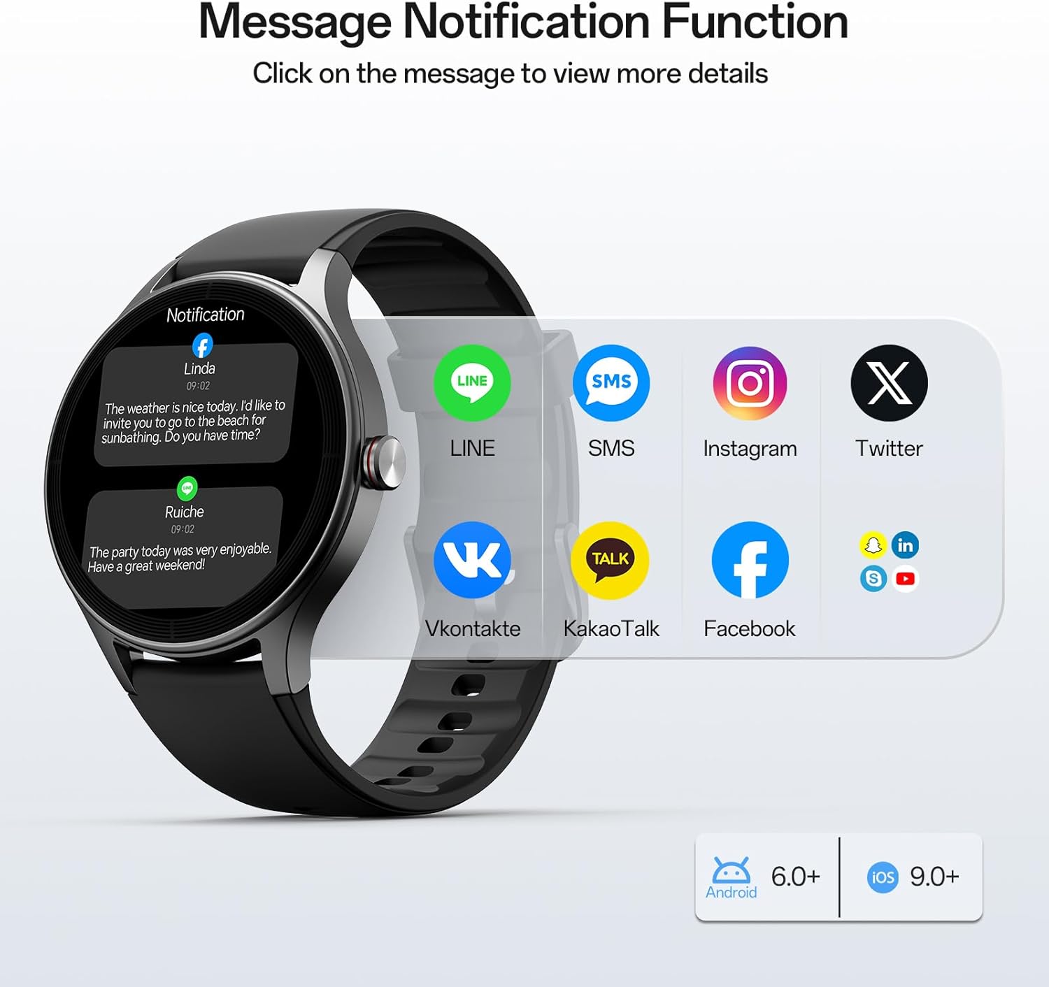 Detalle 2 de Generic 40mm Smartwatch with 1.27" HD display