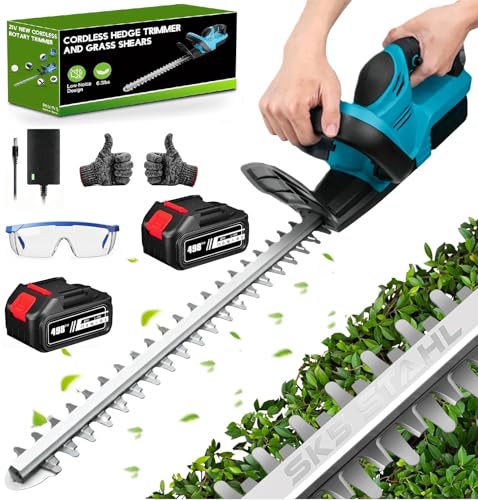 Detalle de Tagliasiepi a Batteria Purova 21V con Lama da 52 cm e 2 Batterie da 3000 mAh