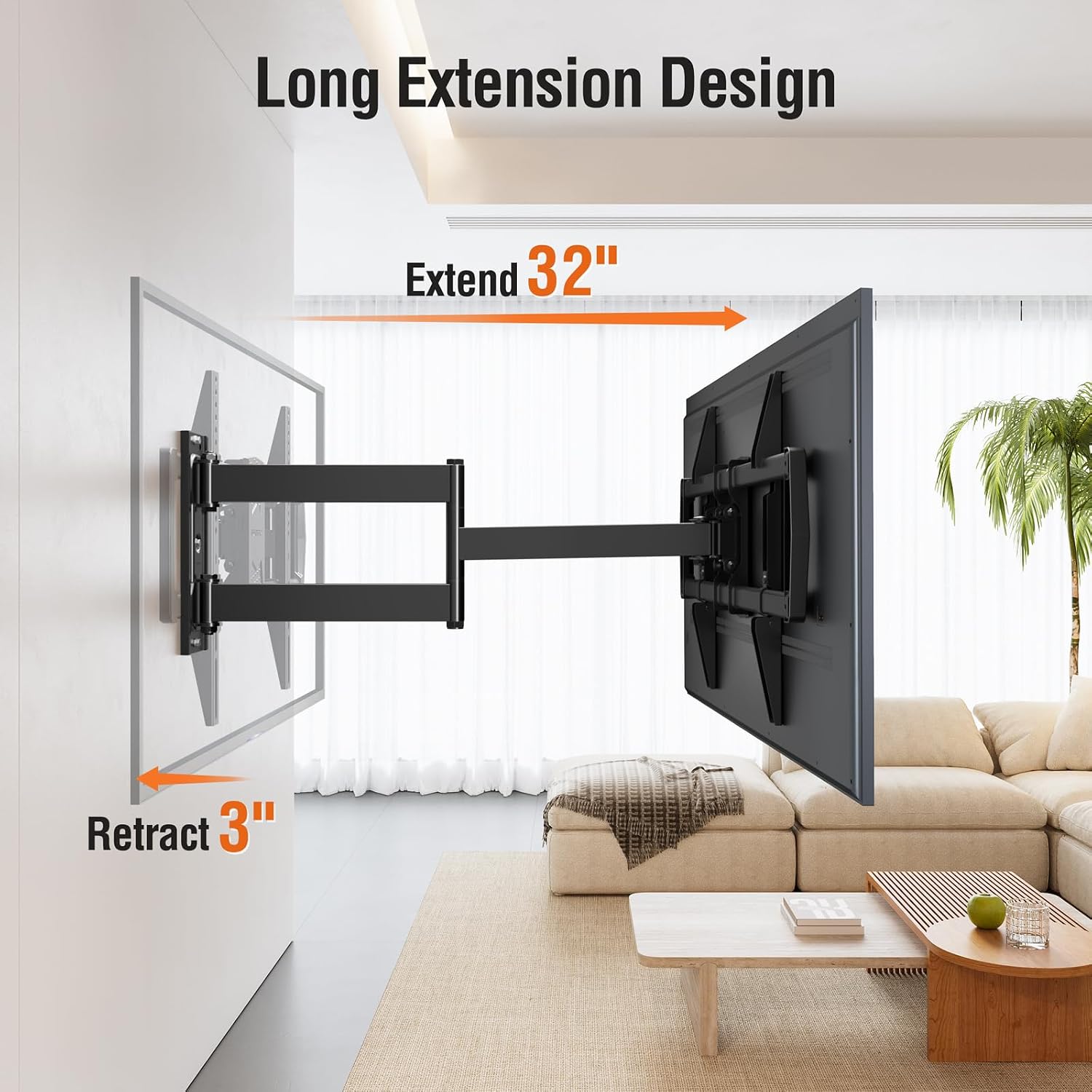 Detalle 2 de TV Wall Mount with 32-Inch Extension
