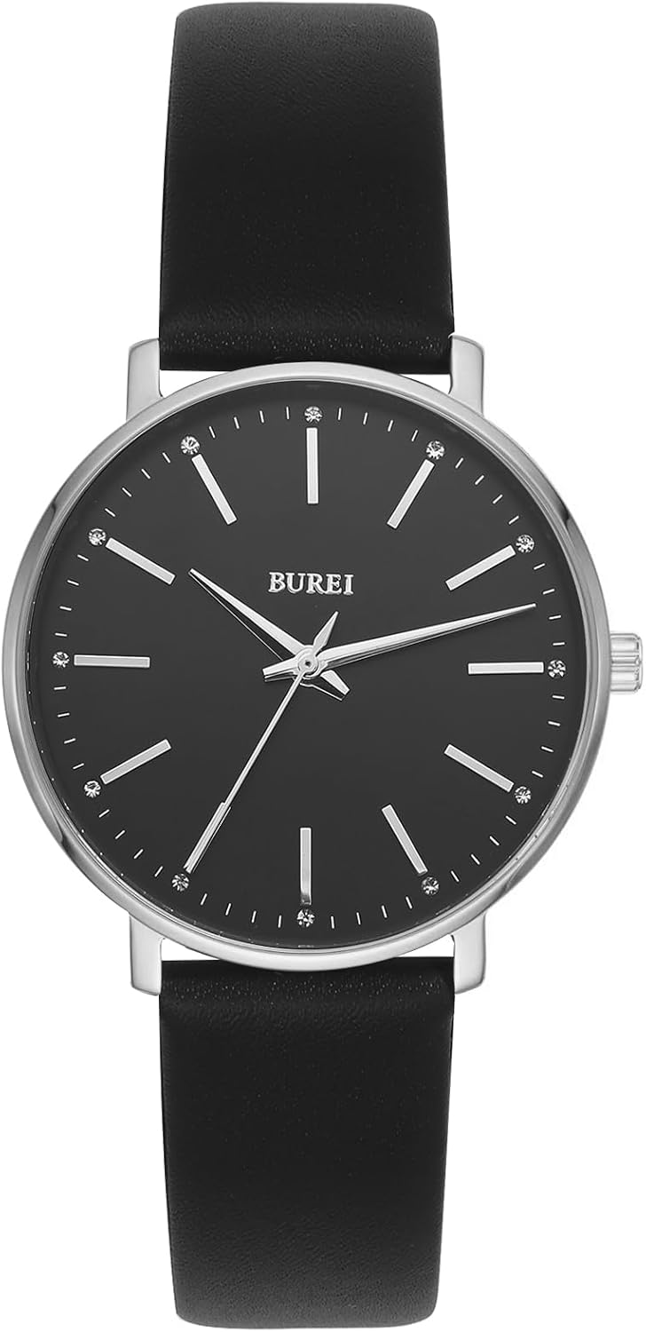 Detalle de BUREI Reloj minimalista mujer 30 m