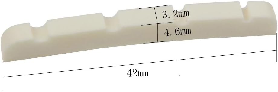 Detalle 2 de Bass Guitar Replacement Nut, Real Bone