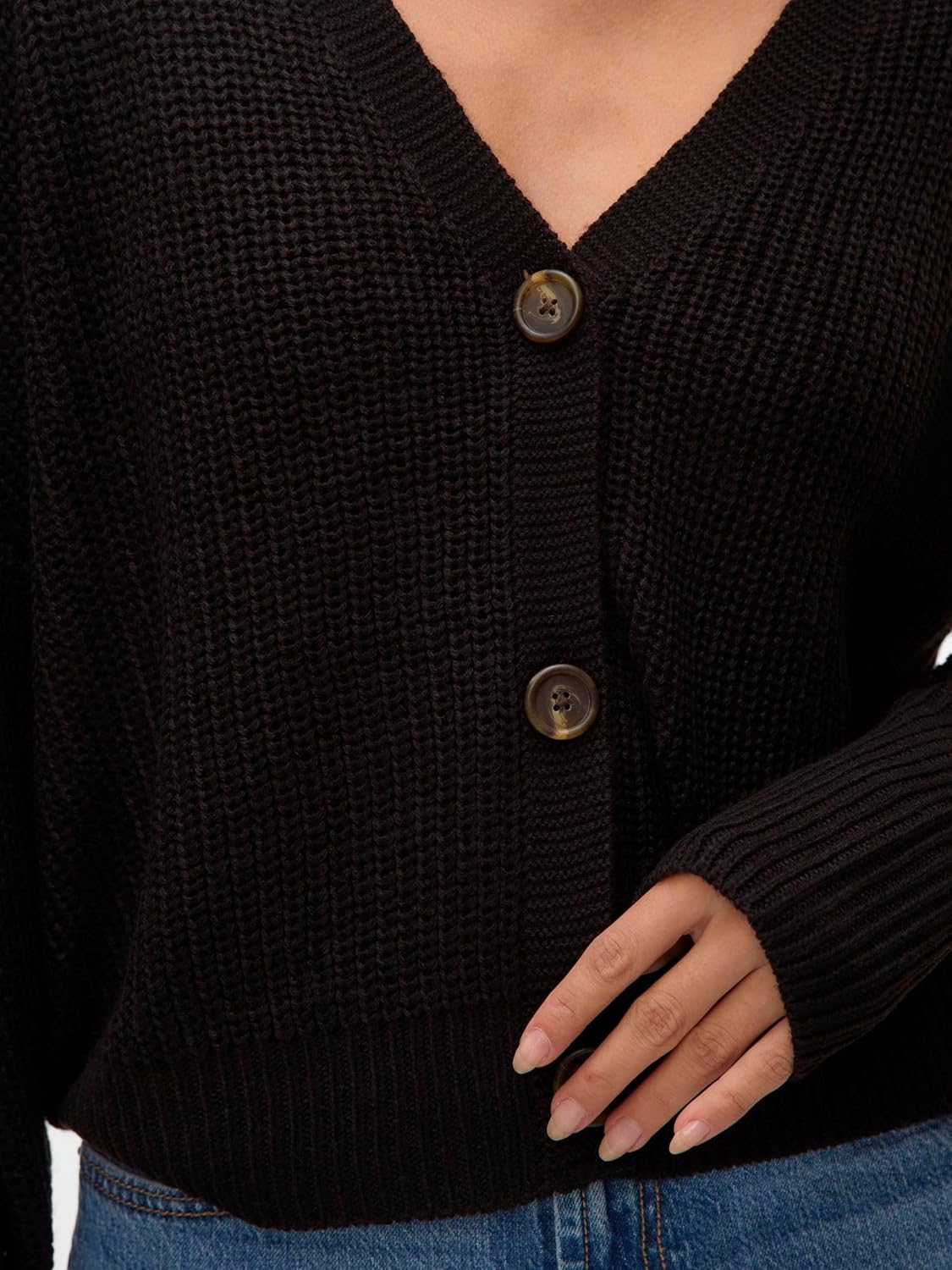Thumbnail 5 de VERO MODA VMLEA Strickjacke 100% Acryl