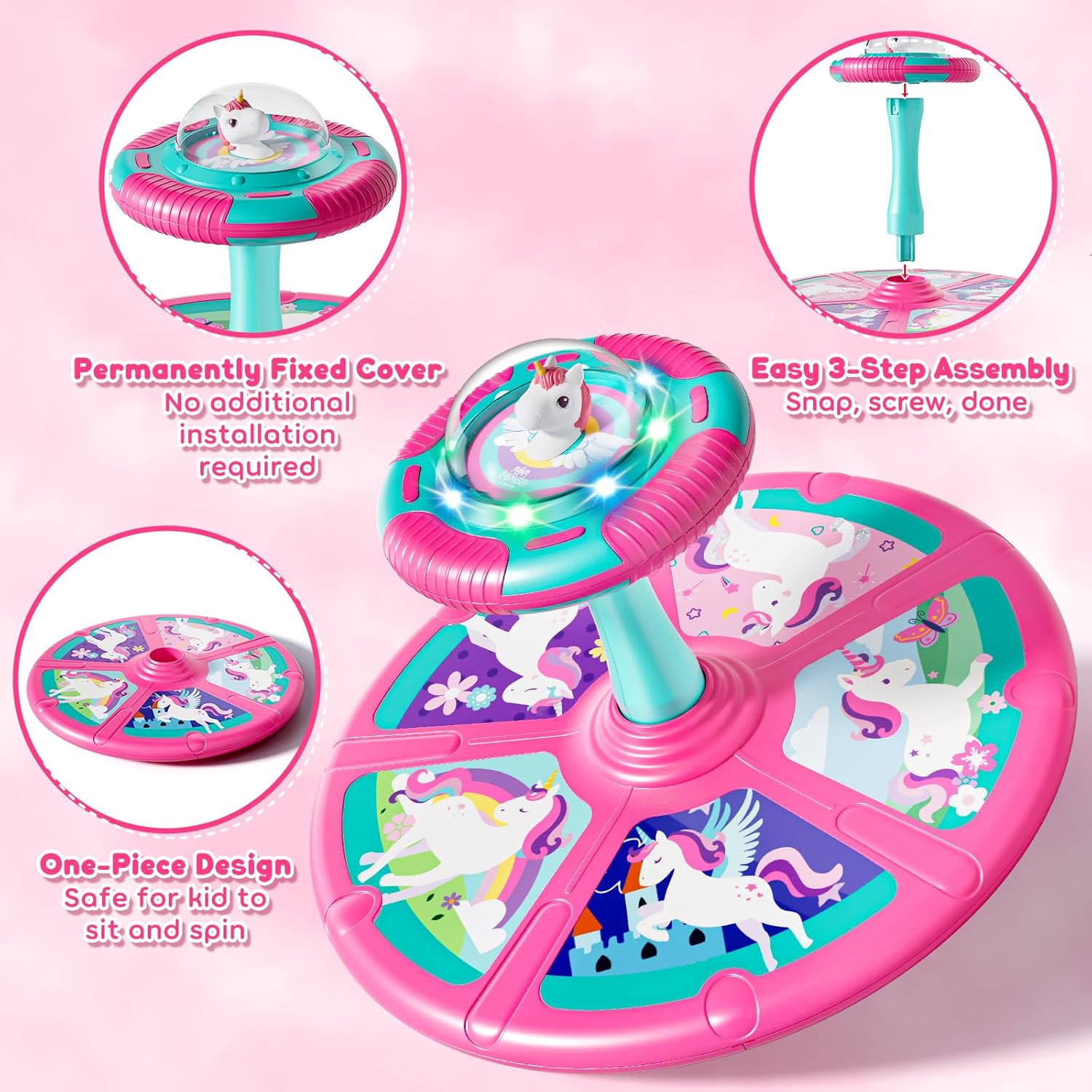 Thumbnail 5 de Lehoo Castle Sensory Seat 360° spinning chair for toddlers 🎠