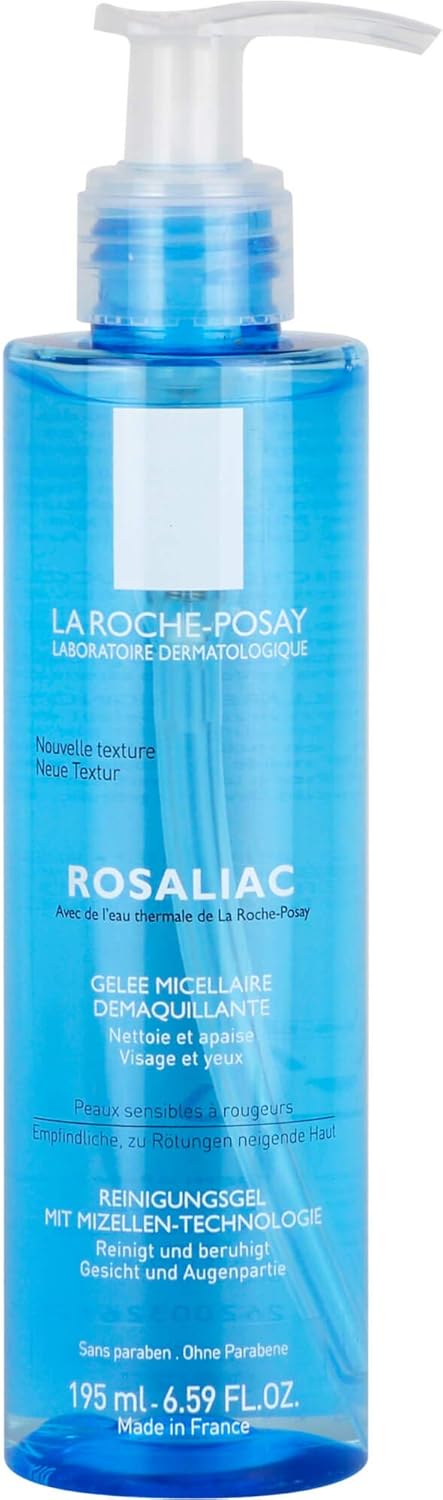 Detalle de La Roche-Posay Toleriane Rosaliac Make-Up Remover Gel (for dry, redness-prone skin) 195ml