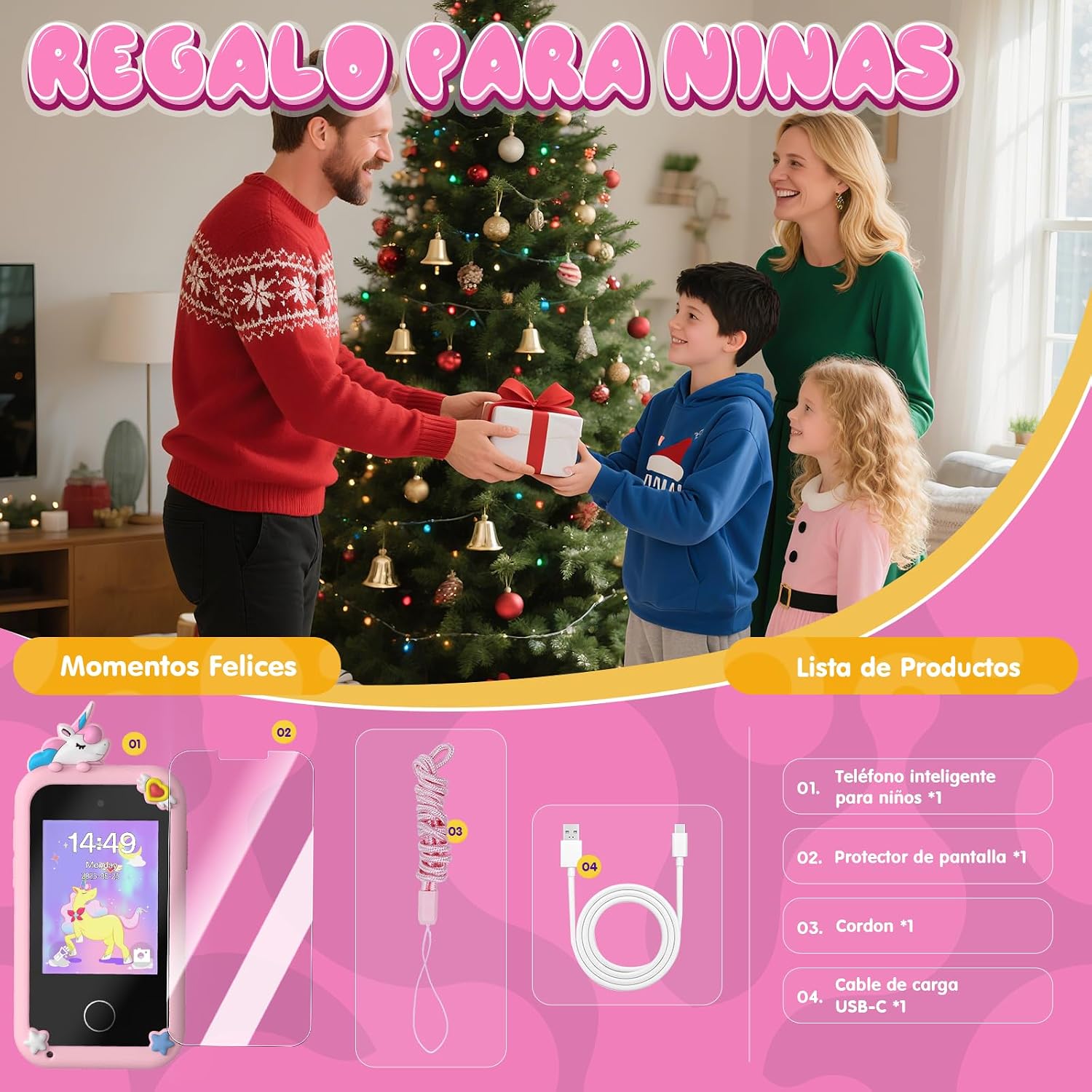 Thumbnail 6 de Fippesax Kinder Handy 2,8 Zoll