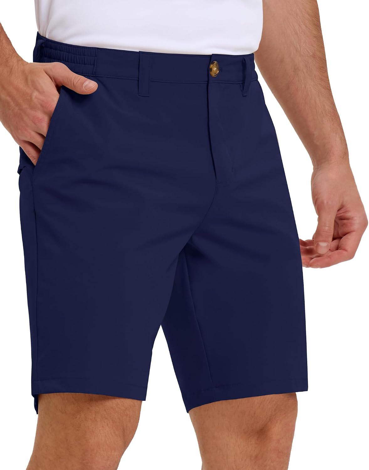 Detalle de Outdoor Ventures Men's Golf Shorts 9" UPF 50+ Bermuda Shorts