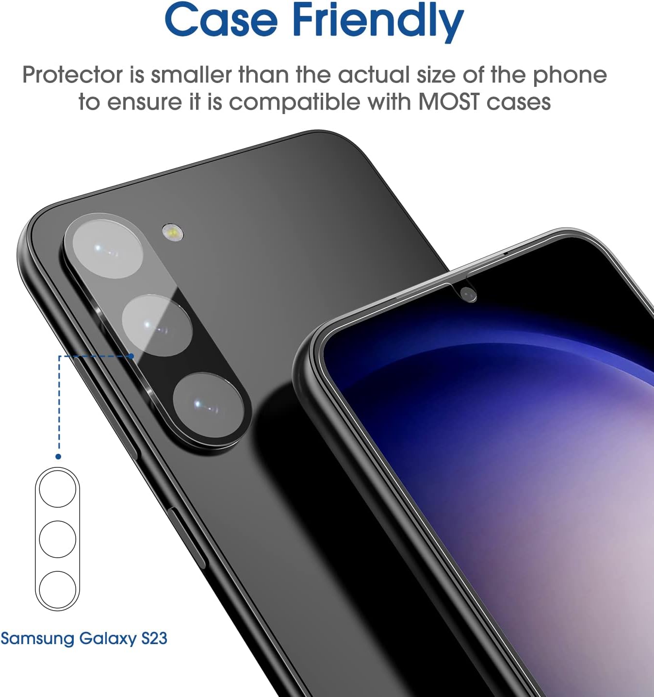 Thumbnail 4 de amFilm Galaxy S23 5G Screen Protector 2-Pack