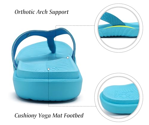 Detalle 2 de KuaiLu Women's Arch Support Flip Flops