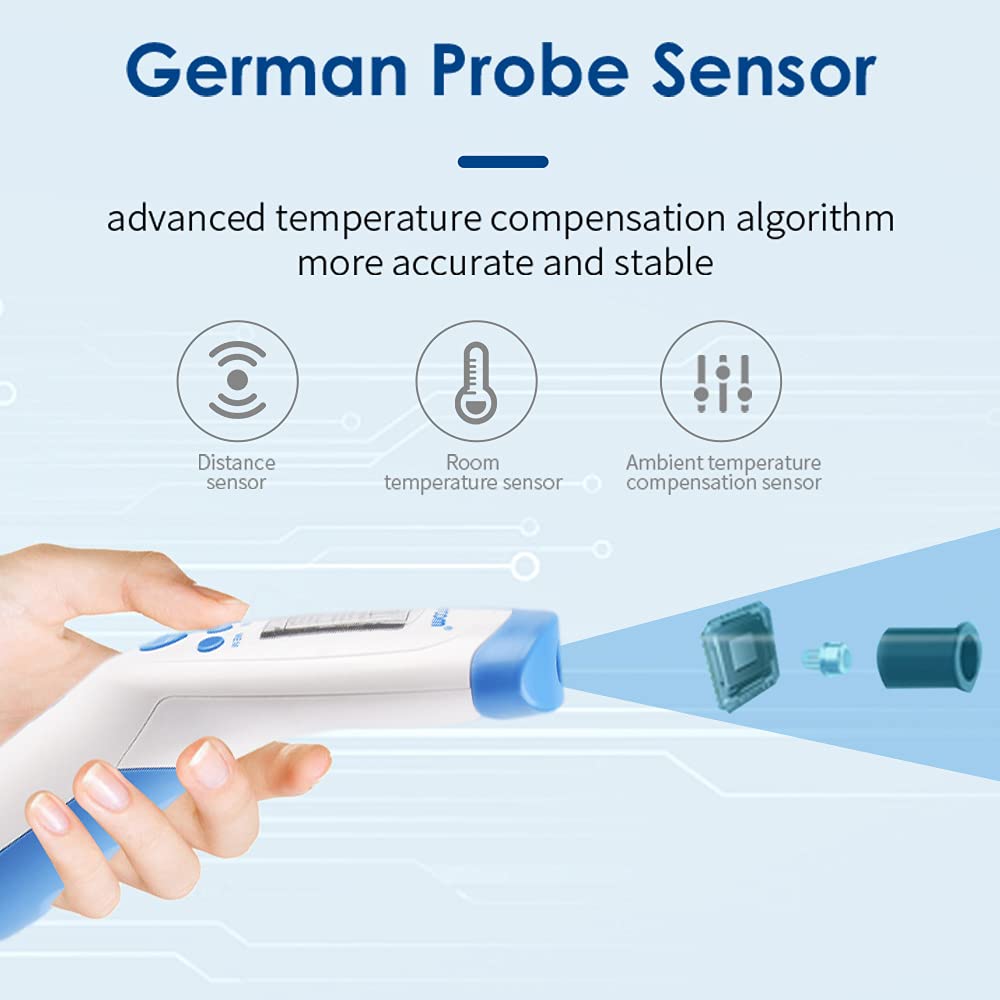 Thumbnail 6 de Berrcom Forehead Thermometer 32‑reading