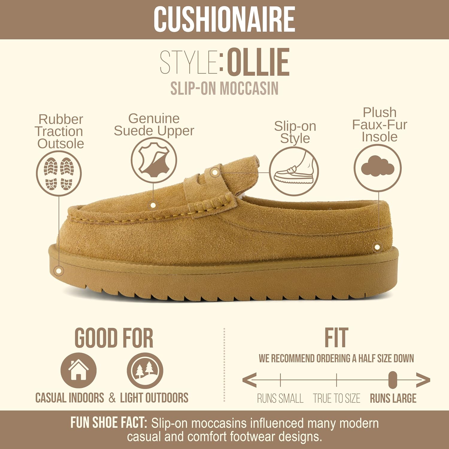 Thumbnail 3 de Cushionaire Ollie Suede Clogs with Memory Foam 🚶‍♀