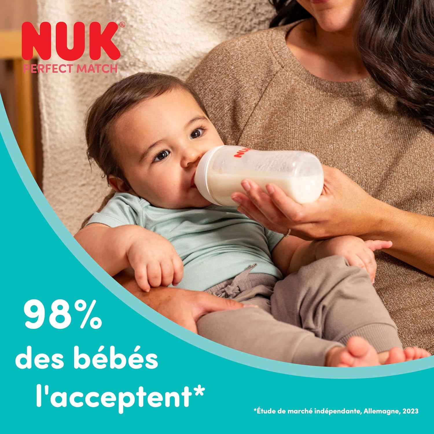 Thumbnail 6 de NUK Perfect Match Biberons 260 ml 4×