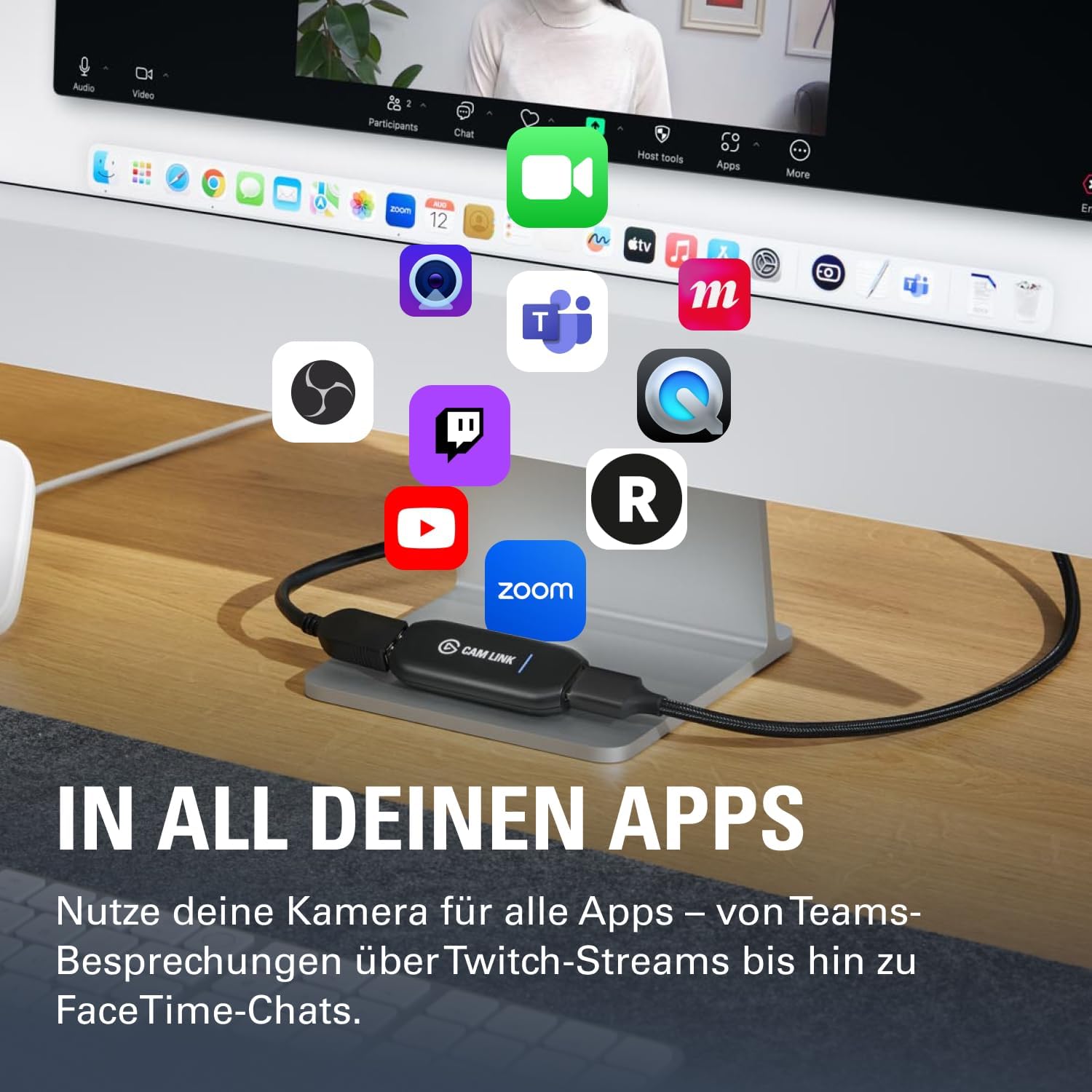 Thumbnail 4 de Elgato Cam Link 4K – externe Capture Card für DSLR, Camcorder und iPhone als Webcam
