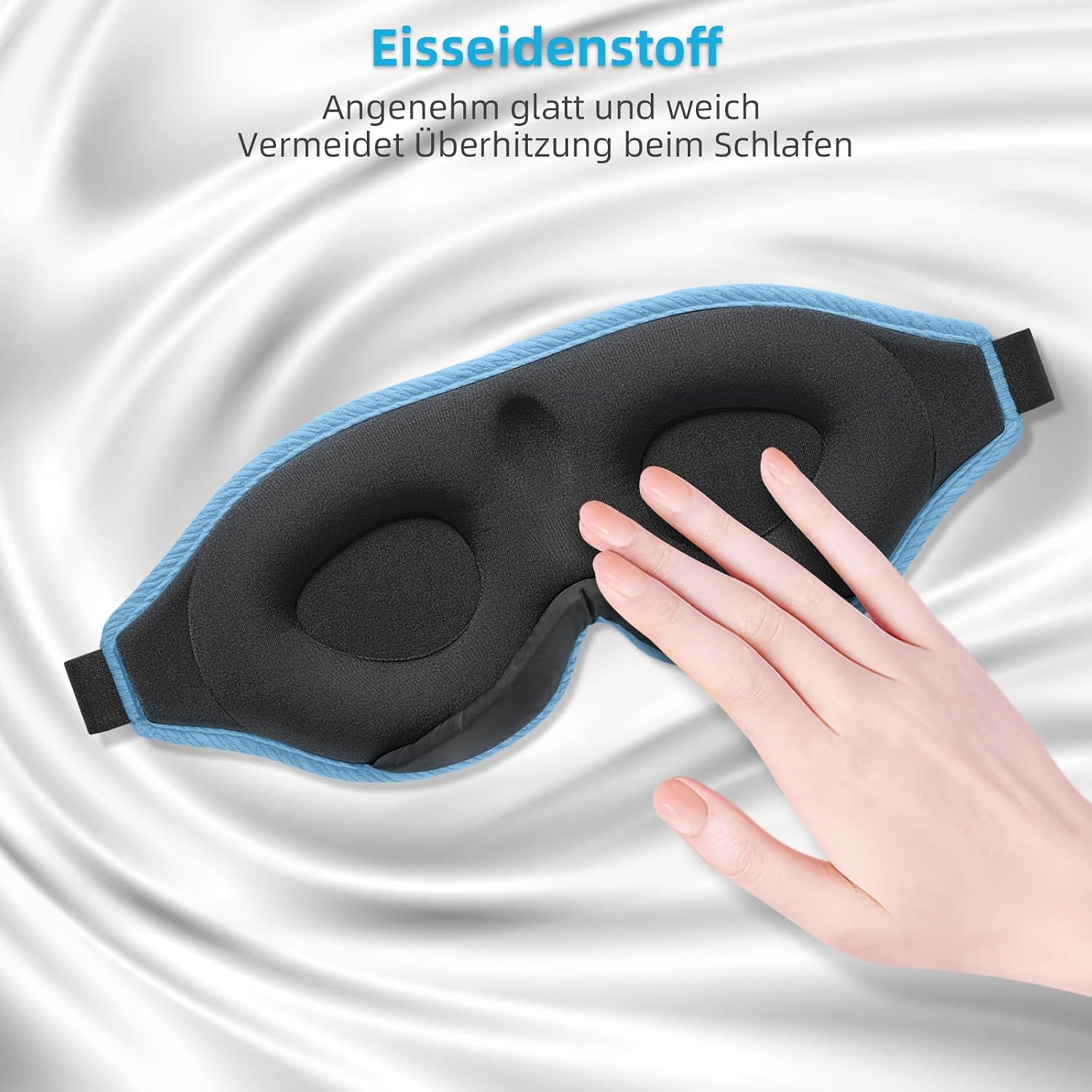 Detalle 1 de Schlafmaske Lichtblock 30 g Blau
