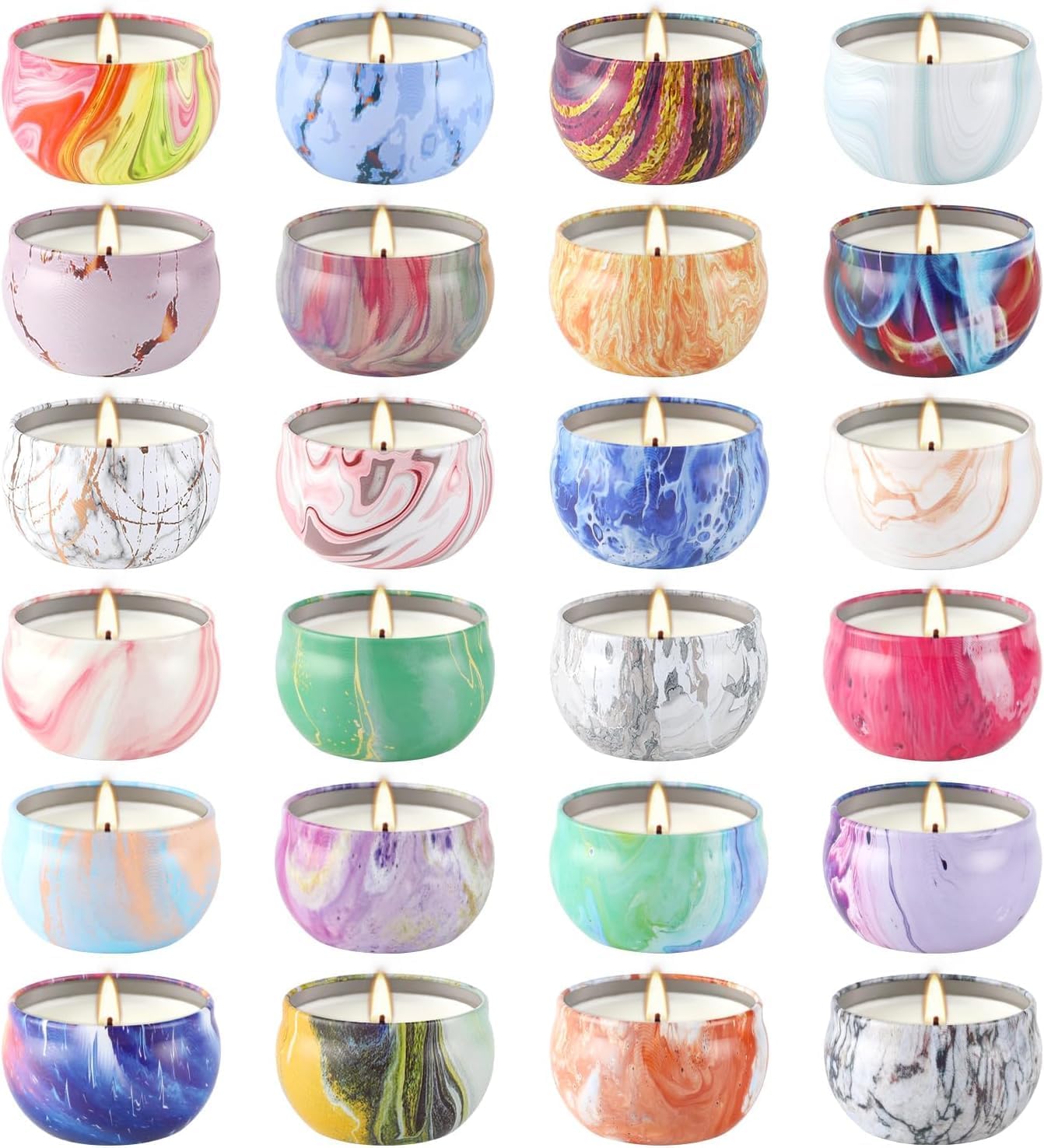 Detalle de YOROXRG Scented Candles 24-Pack 2.5 oz 🕯